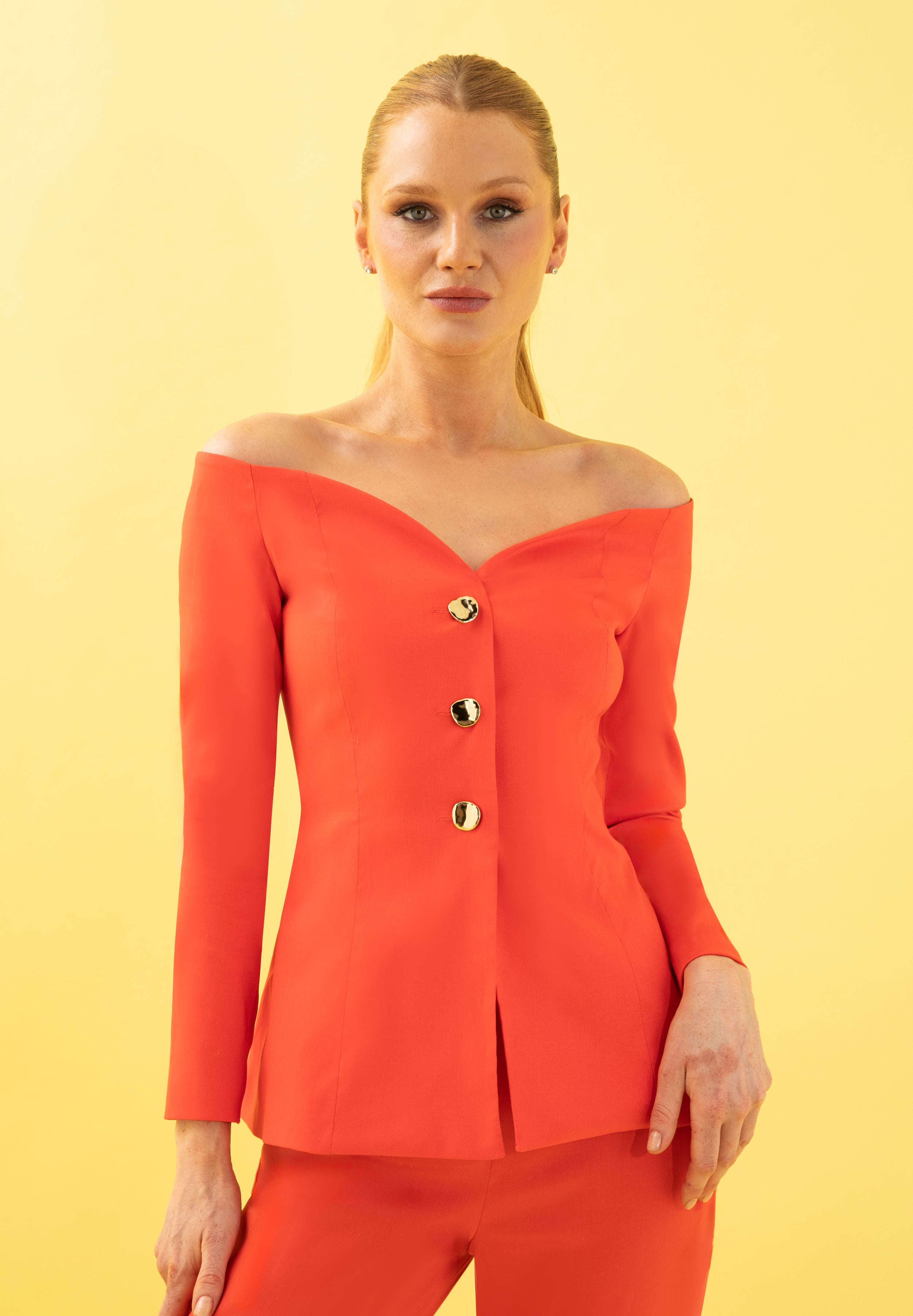 GIRTAB CHAQUETA NARANJA