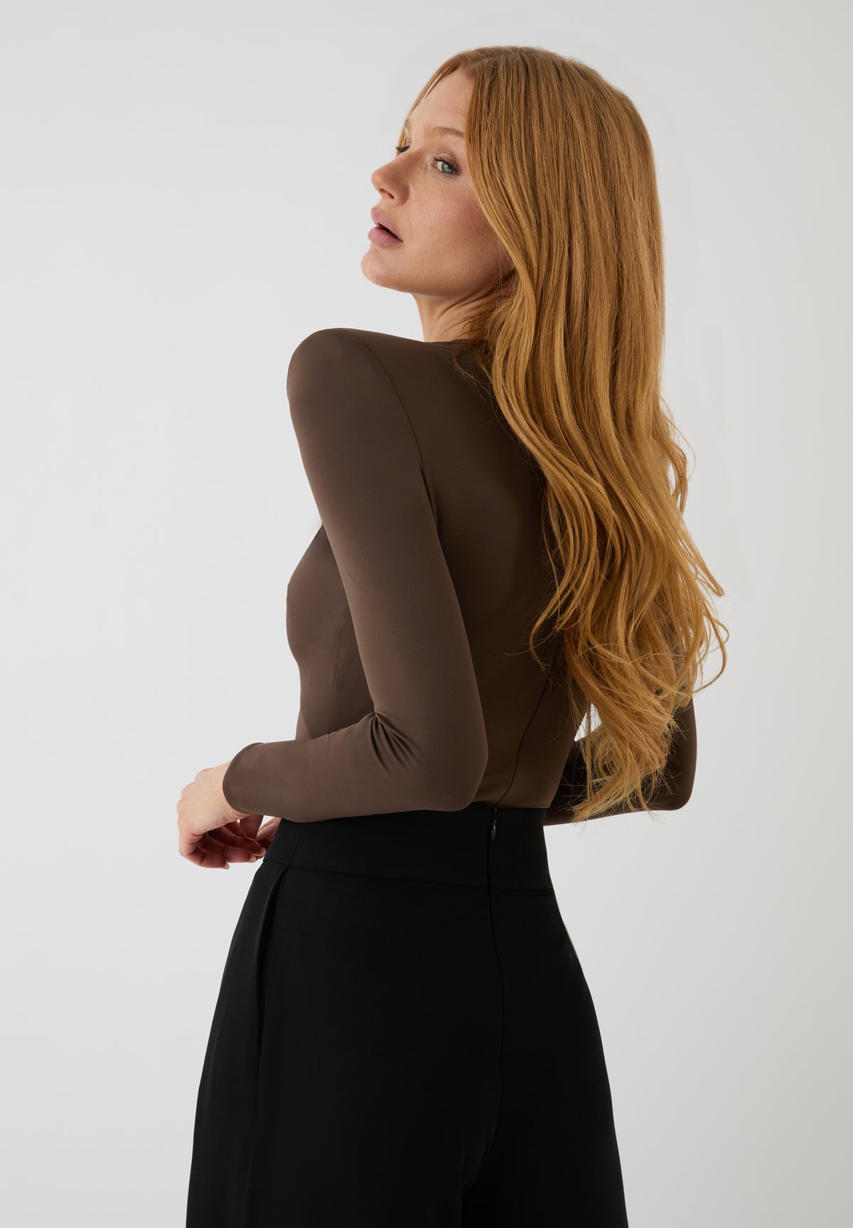 OKAB TOP MARRON