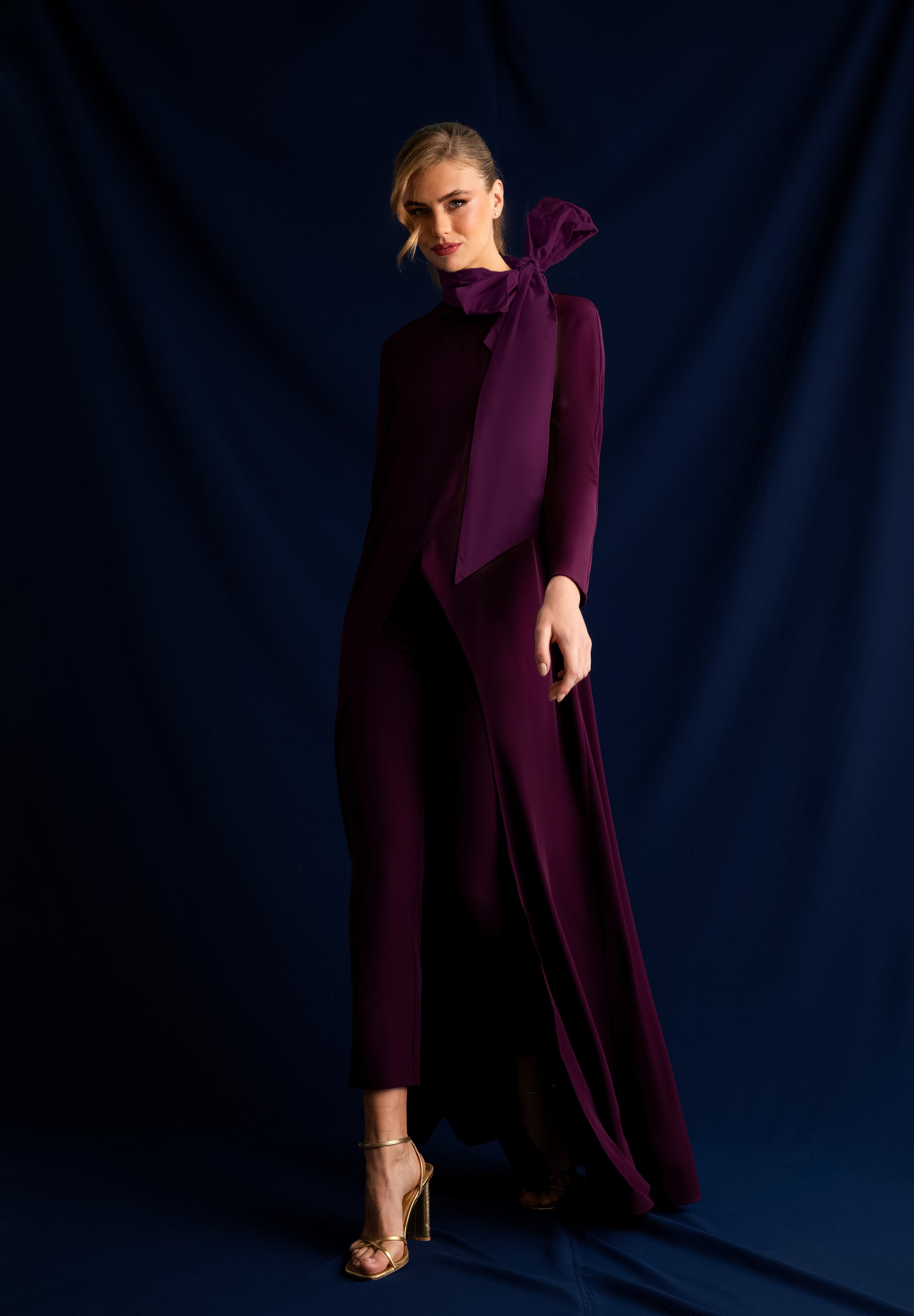 TIMBU EGGPLANT PANTS