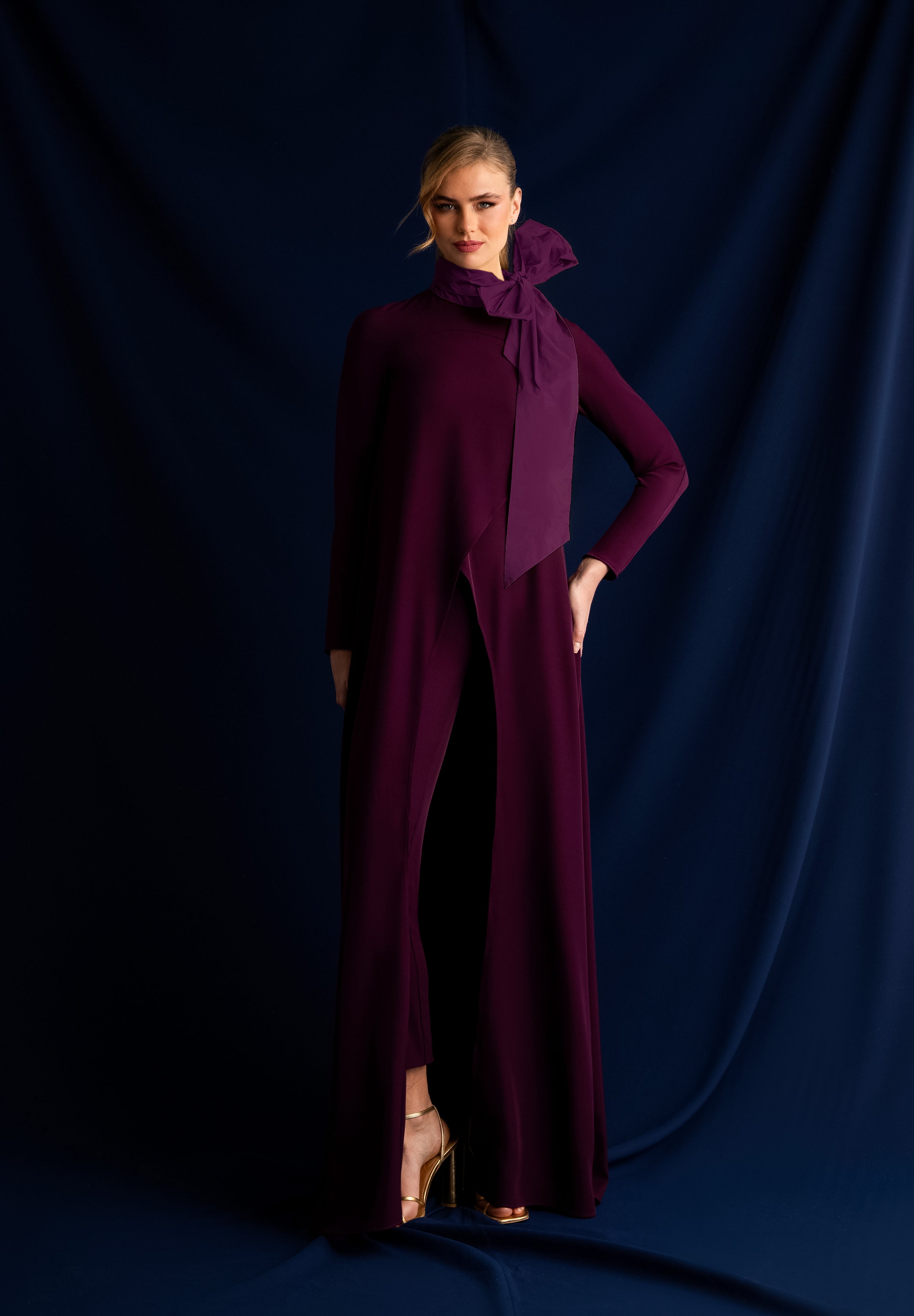 TIMBU EGGPLANT PANTS