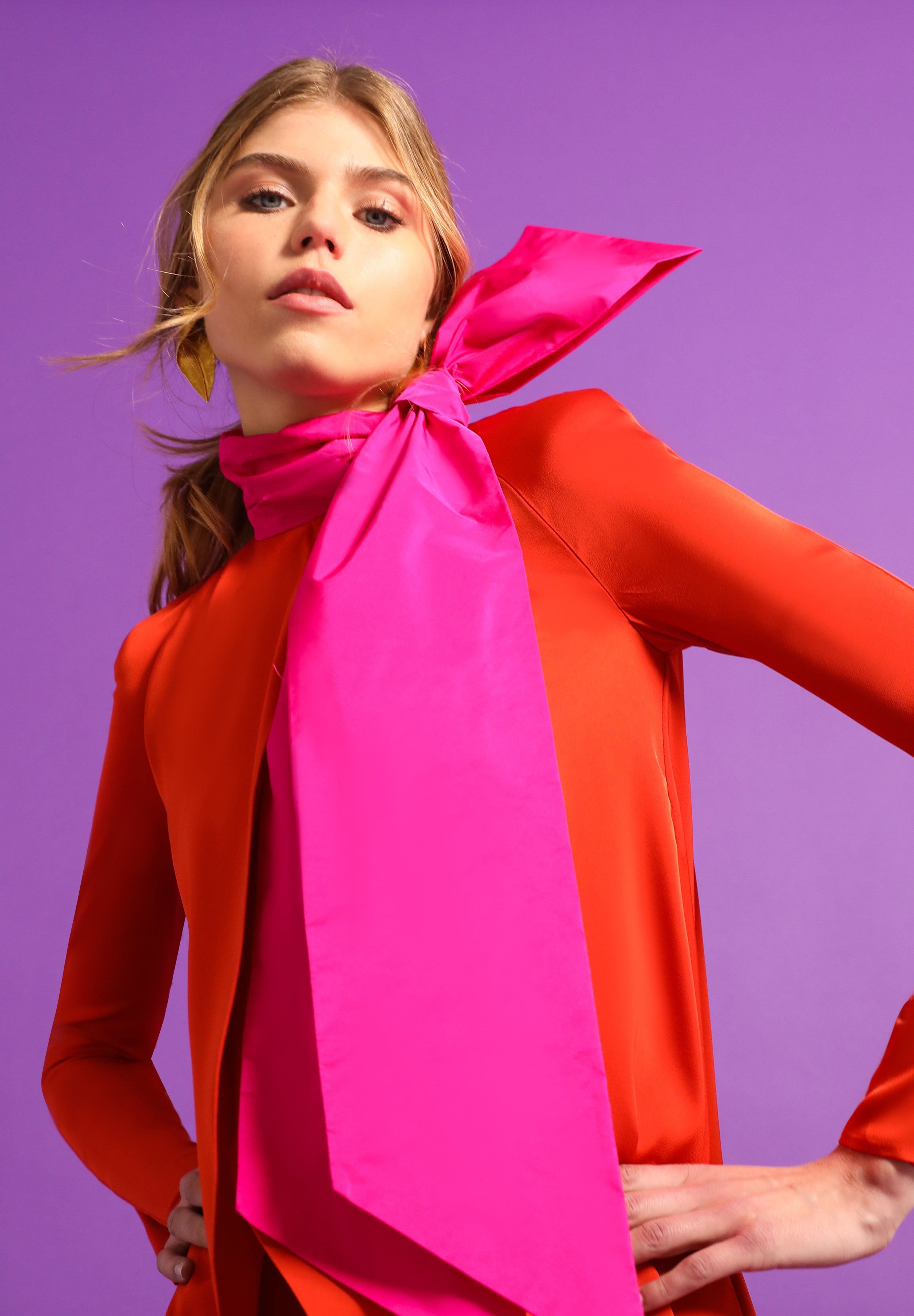 YEYE KAFTAN CALDERA FUXIA