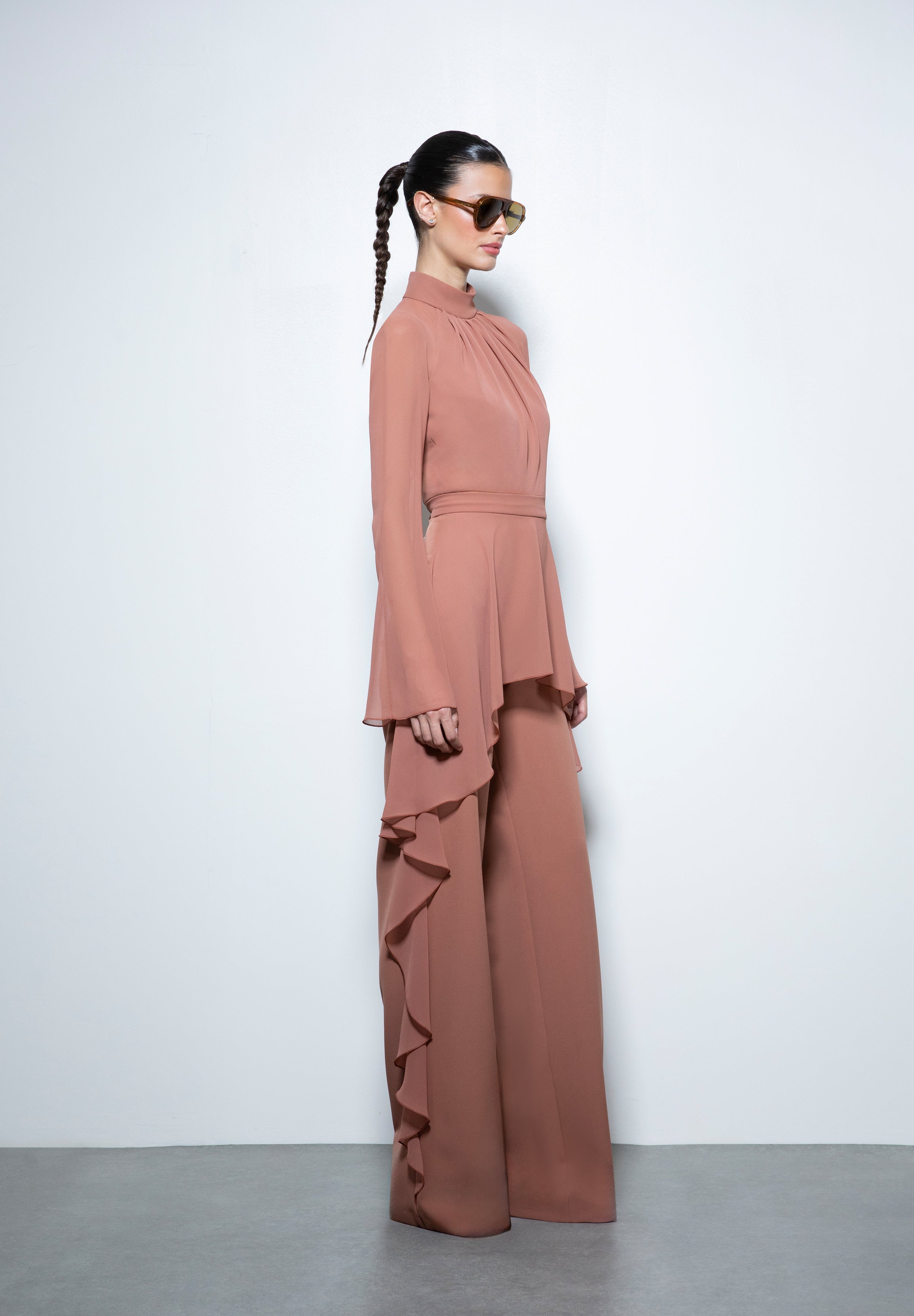 LIPPI PANTALÓN ROSA EMPOLVADO