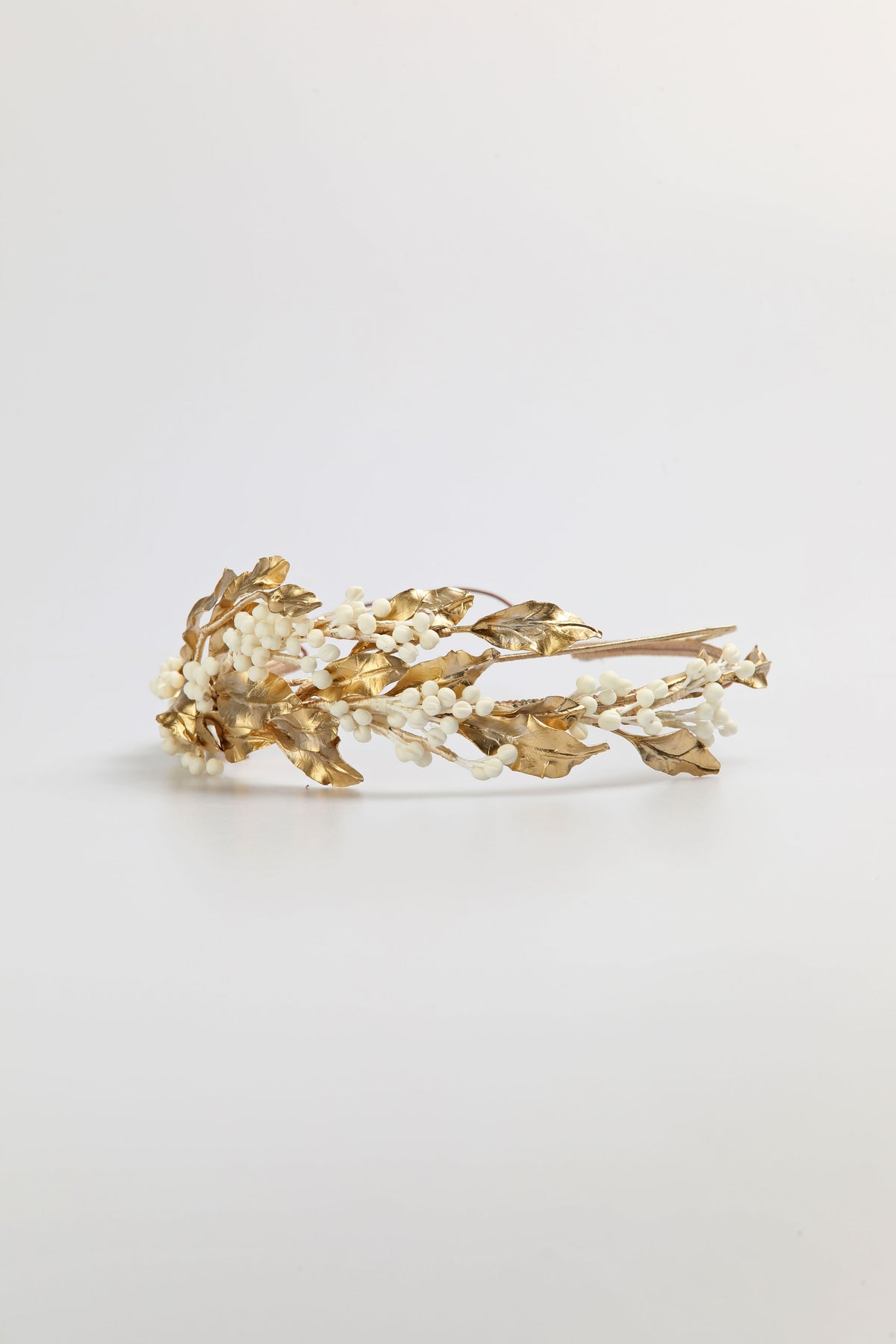 DIADEMA DORADO BLANCO