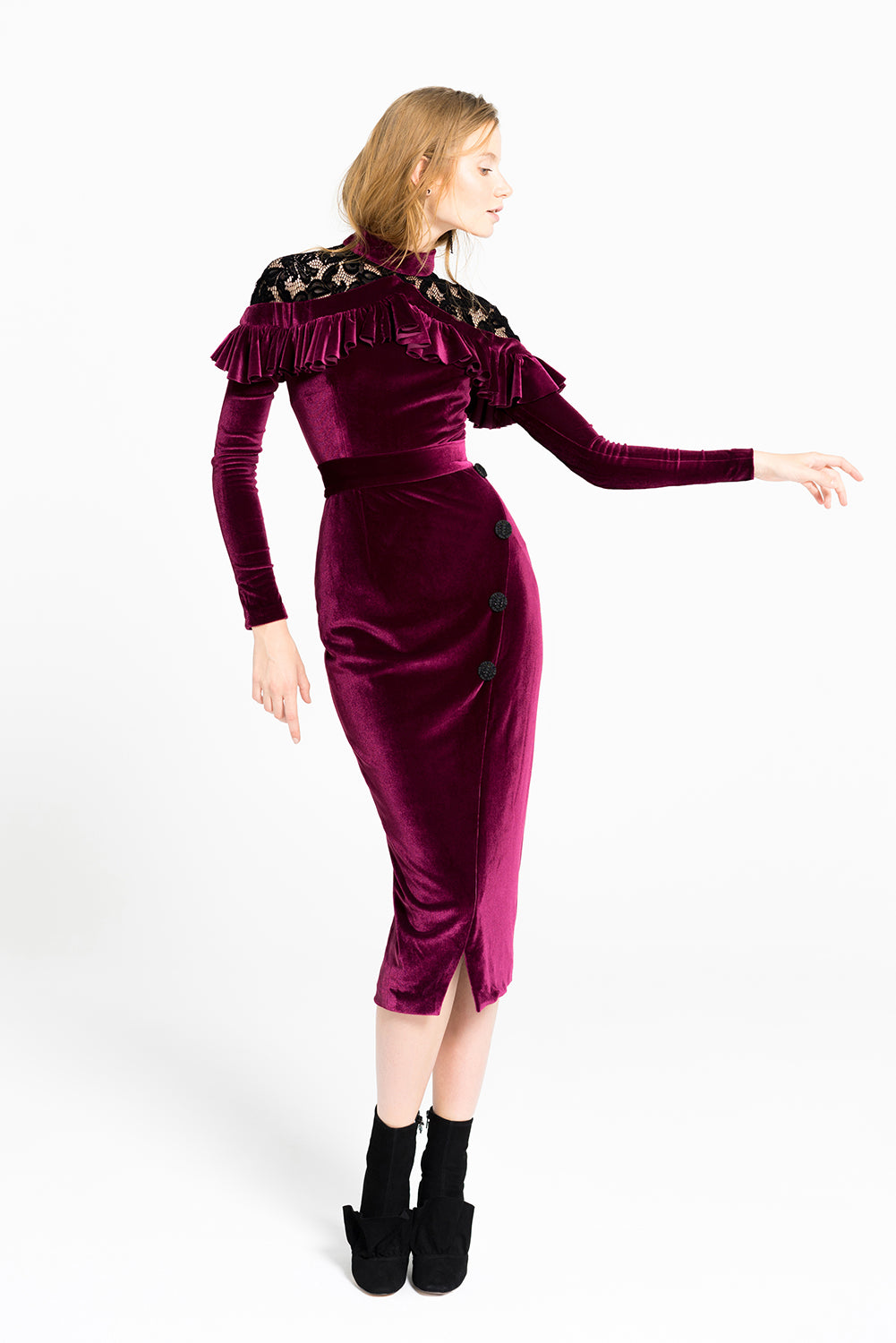 DIPCADI BURGUNDY SKIRT