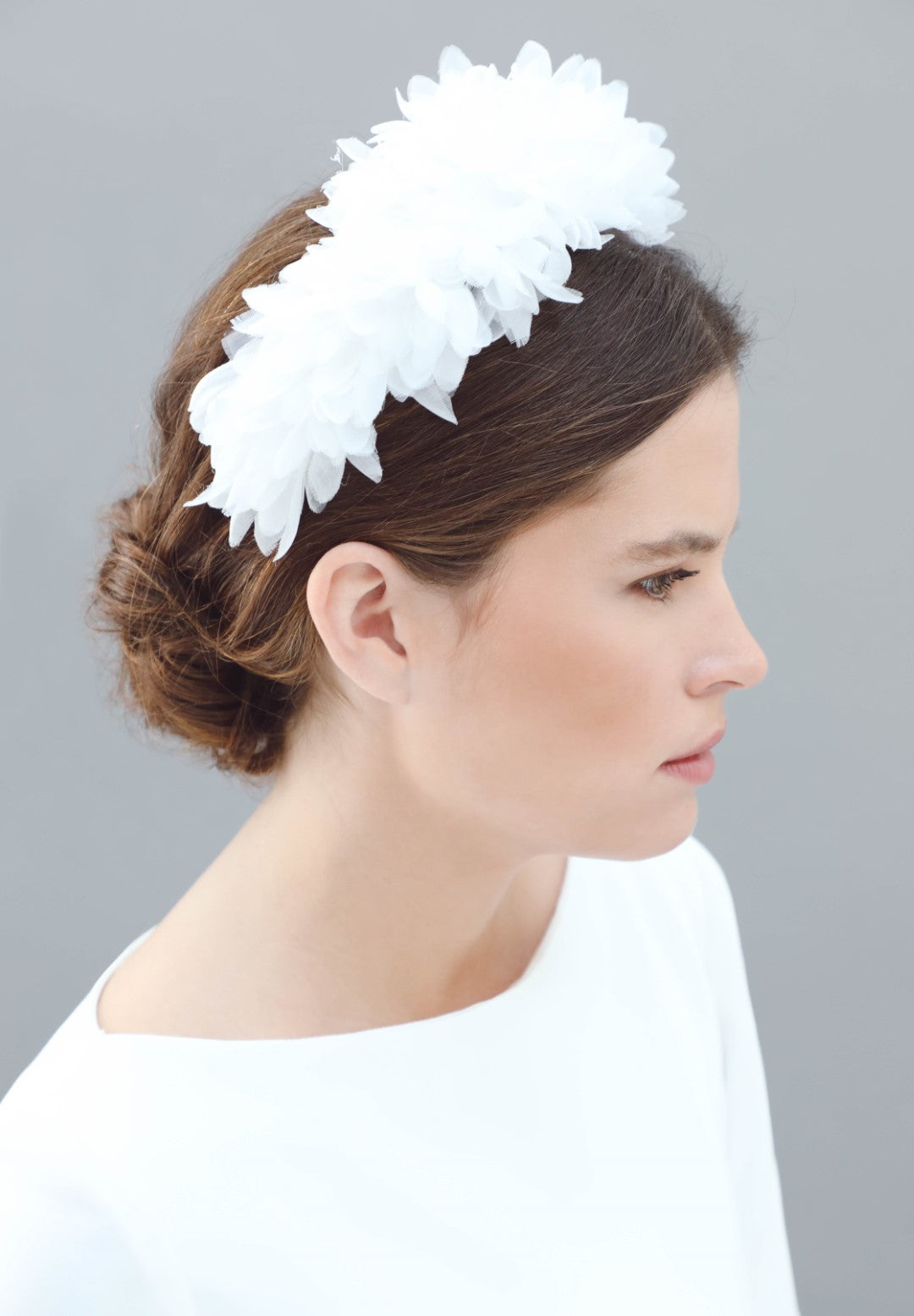 TOCADO DE NOVIA BLY ORGANZA