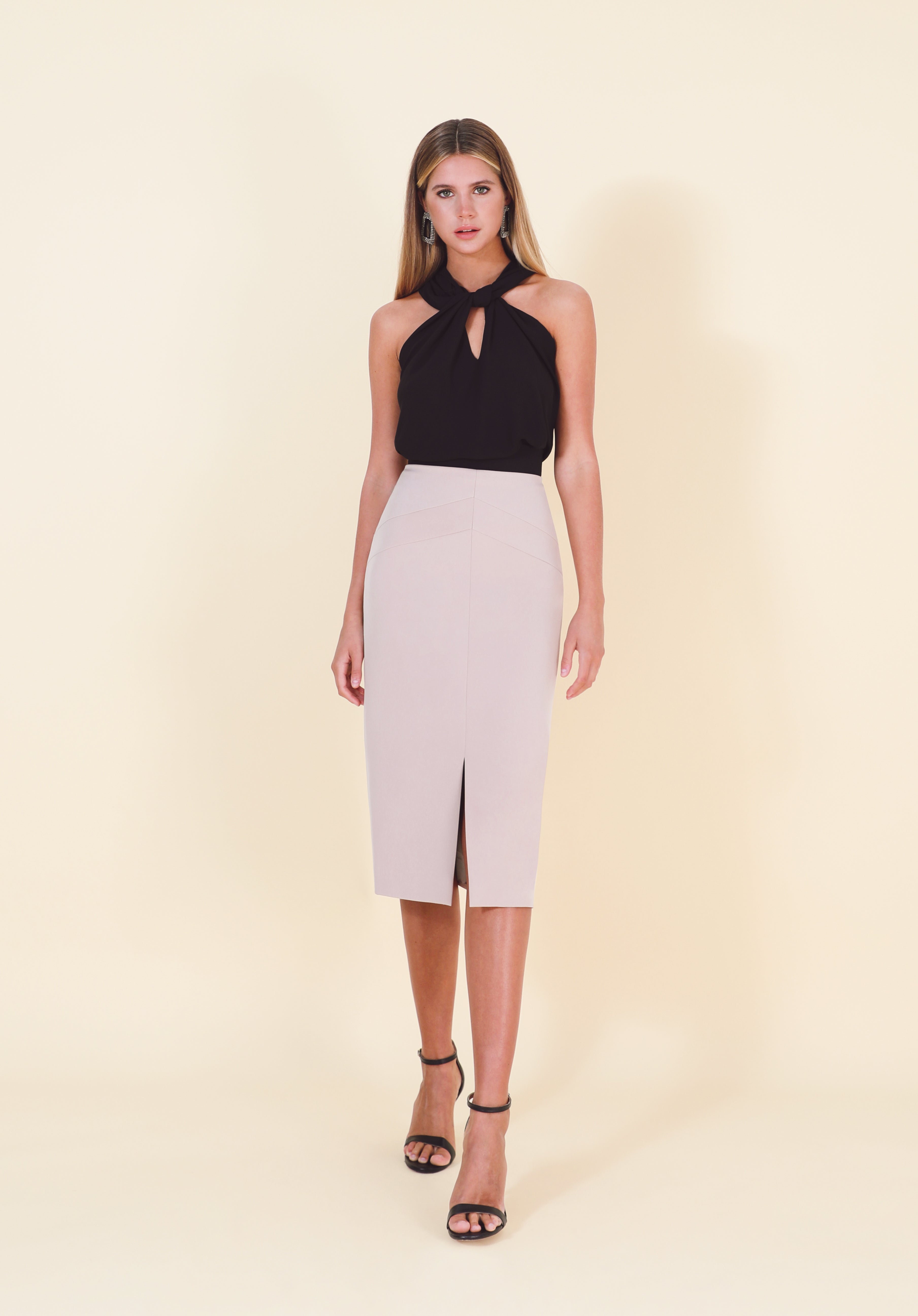NINFA FALDA BEIGE
