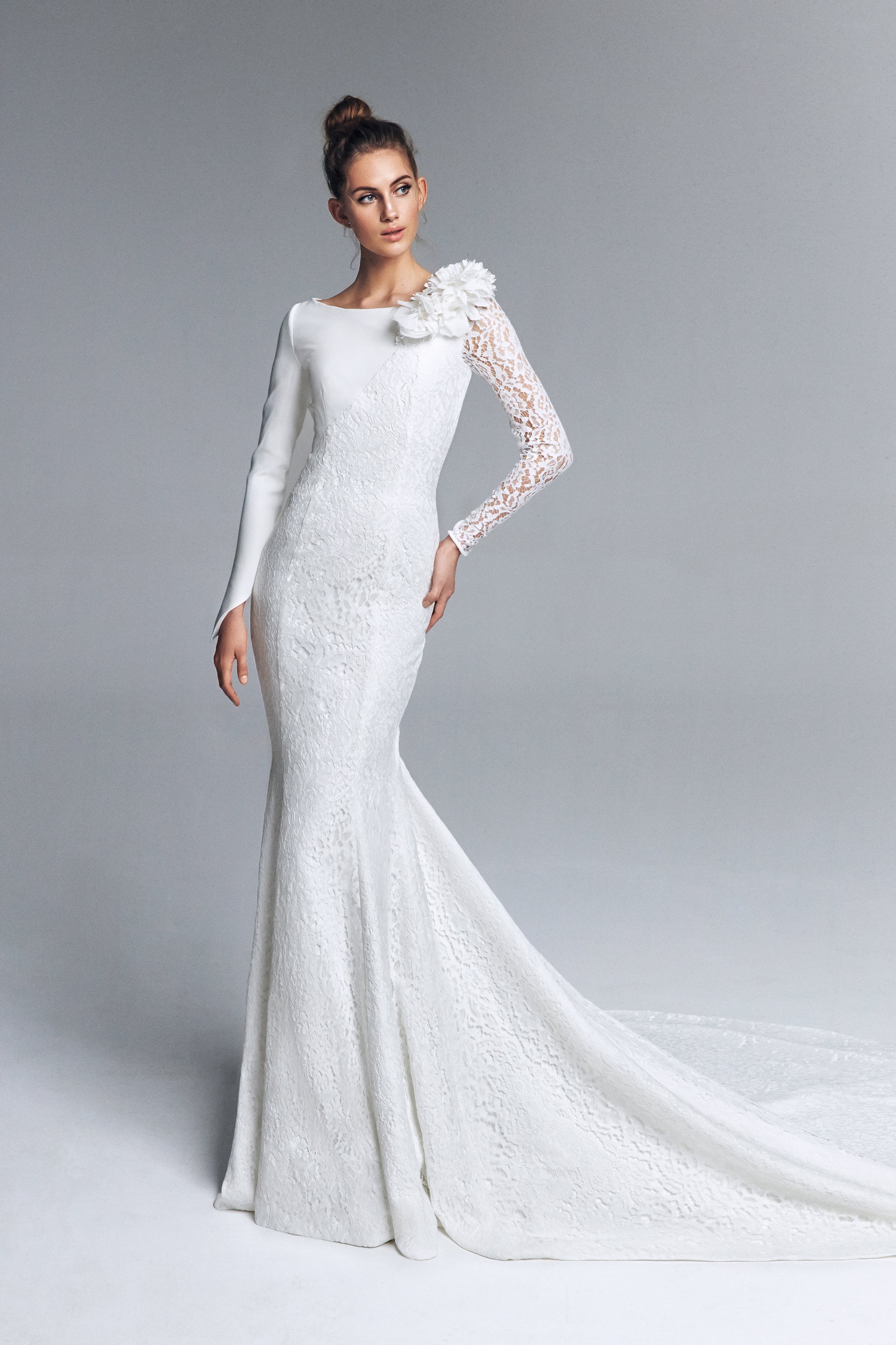 Elizabeth Sin Tirante Novio Gasa Vestidos Azul Cielo