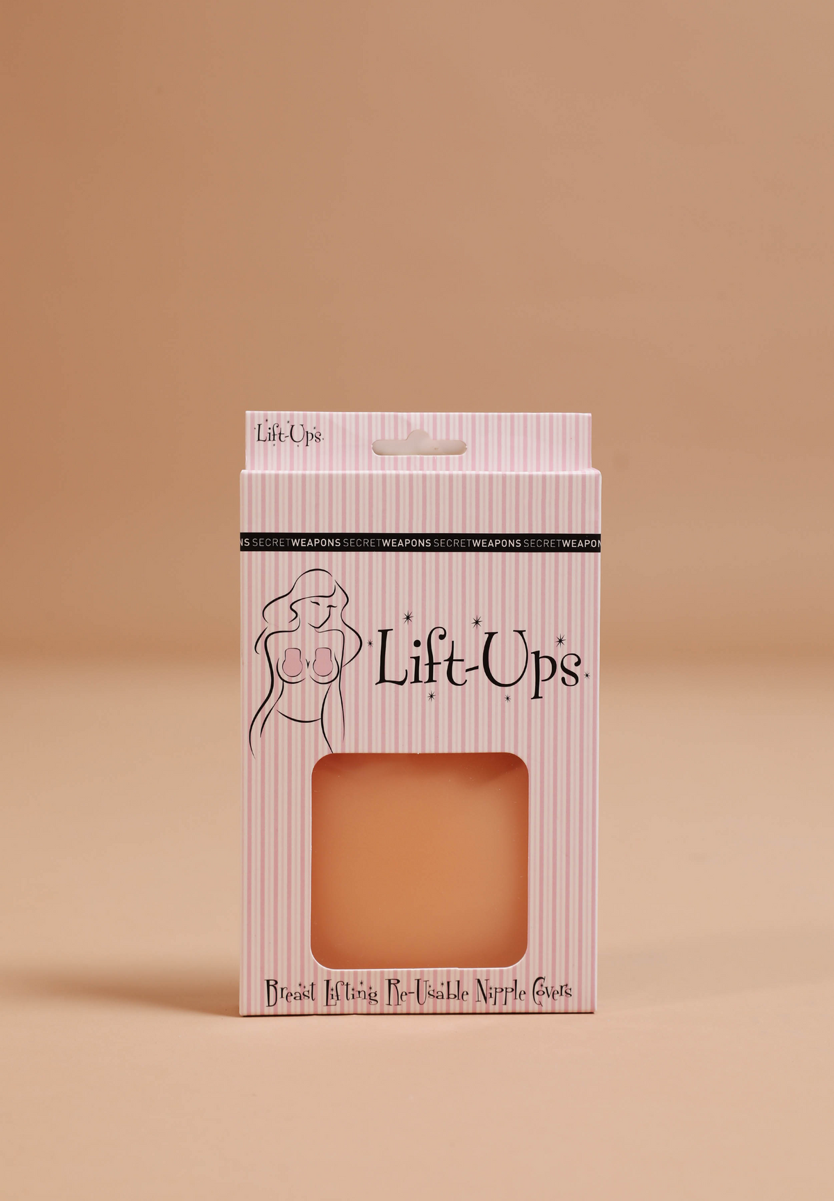Silicone push-up adhesive cups