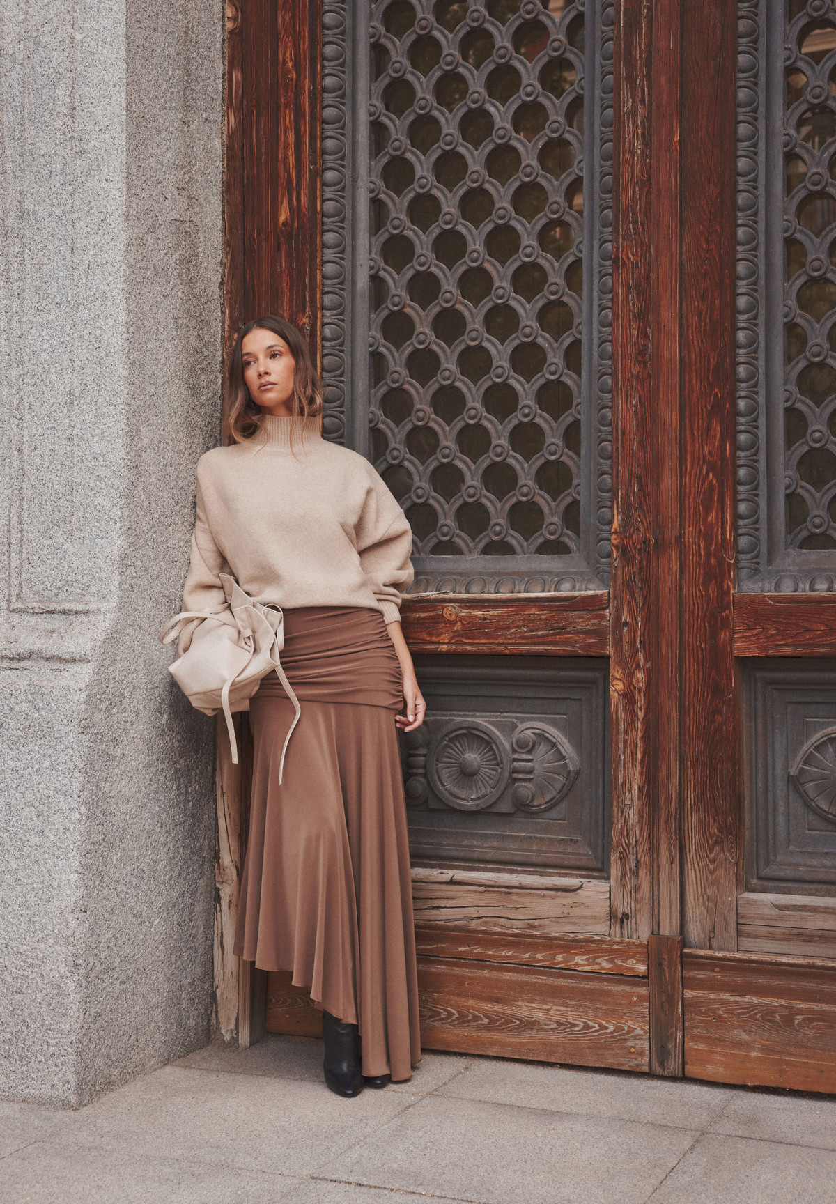 ALI CAMEL SKIRT