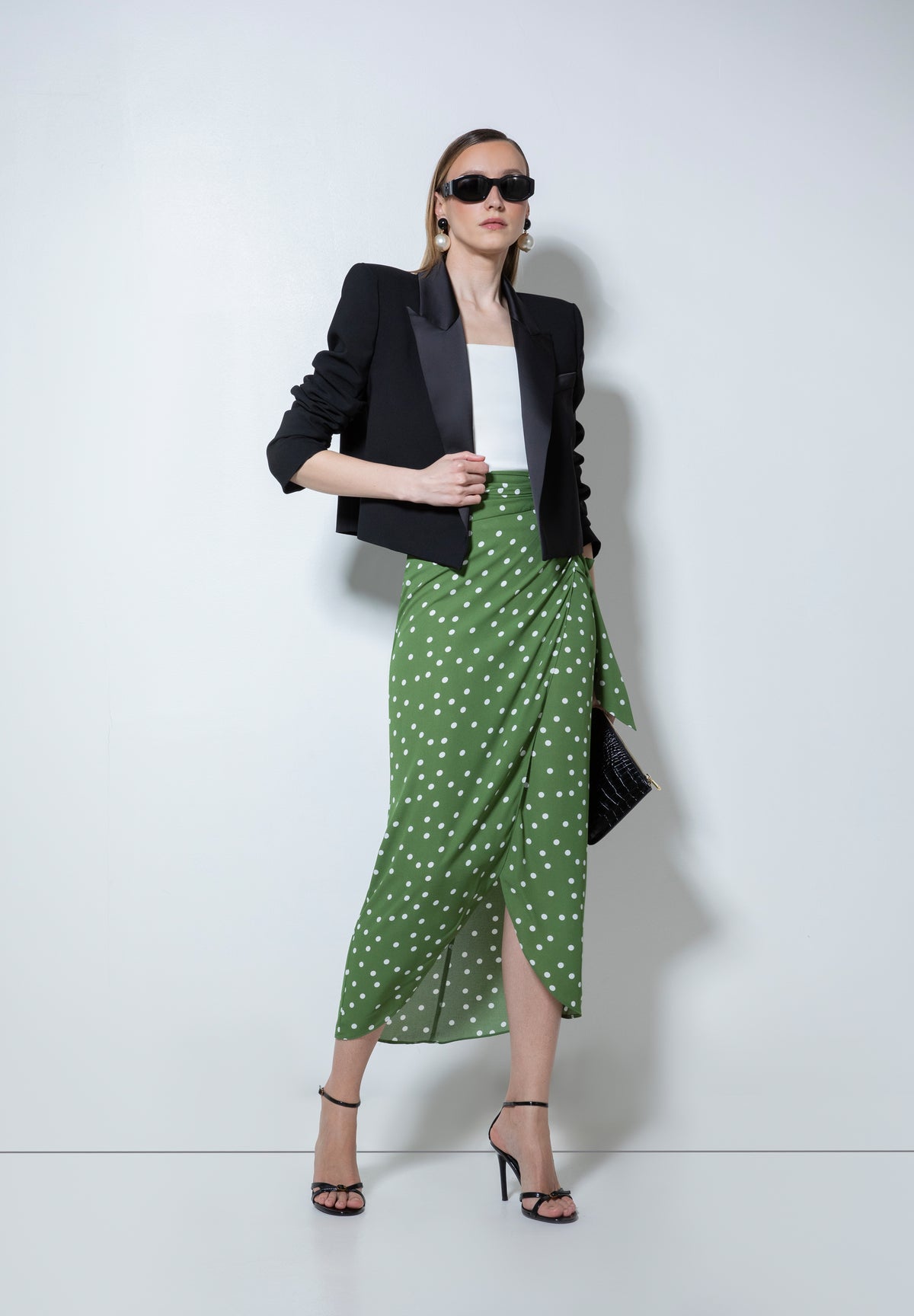 MORENTE FALDA LUNAR VERDE