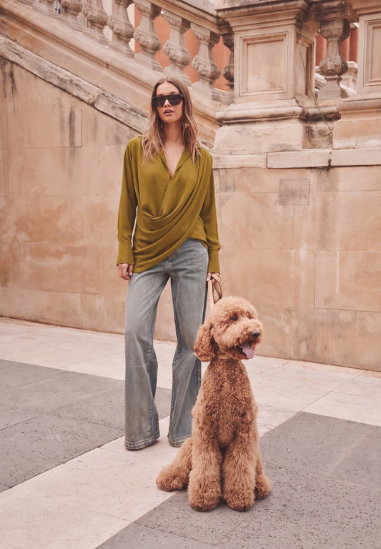 VICTORIA GREEN SHIRT