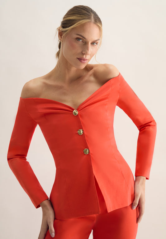 GIRTAB CHAQUETA NARANJA