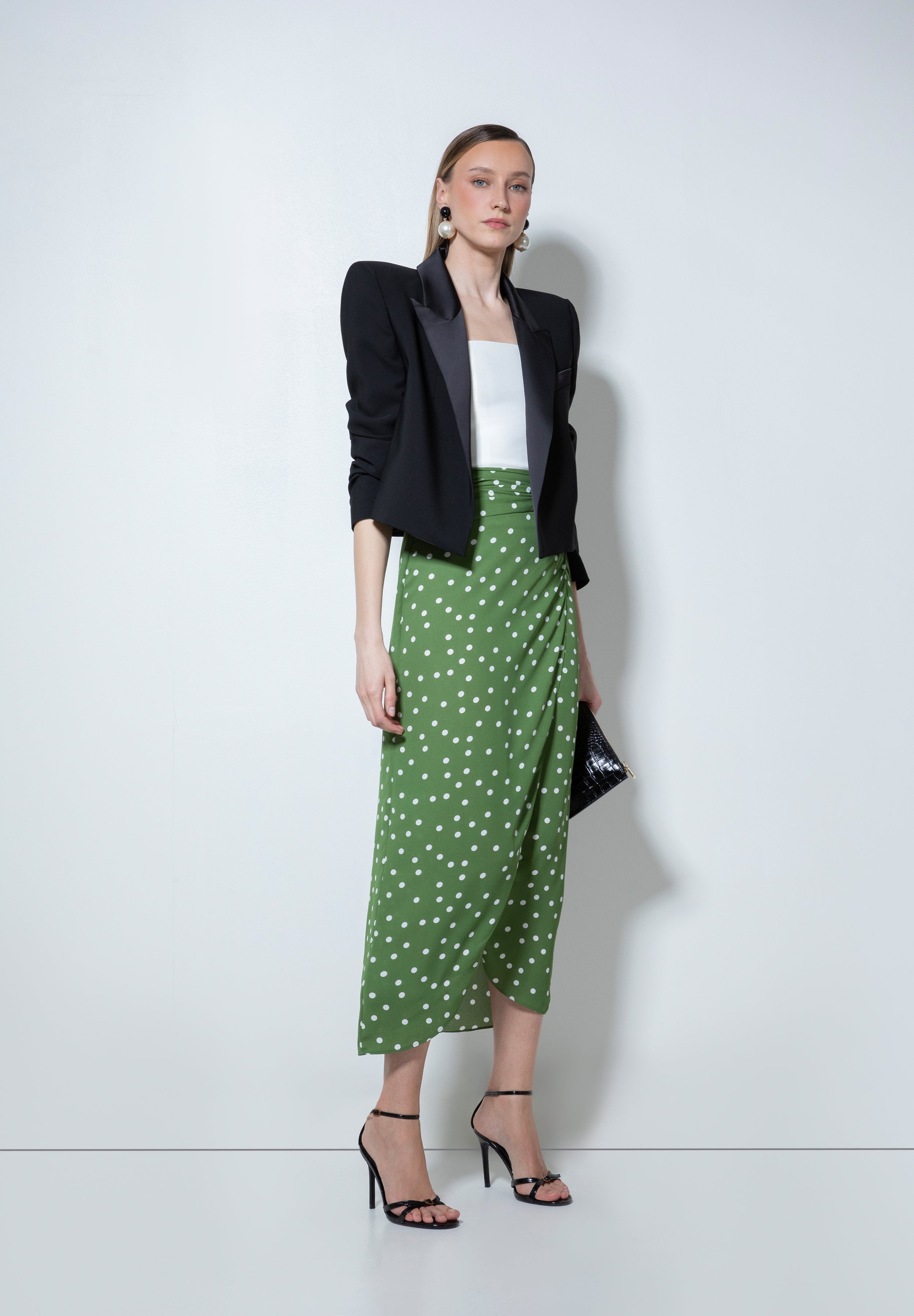 MORENTE FALDA LUNAR VERDE