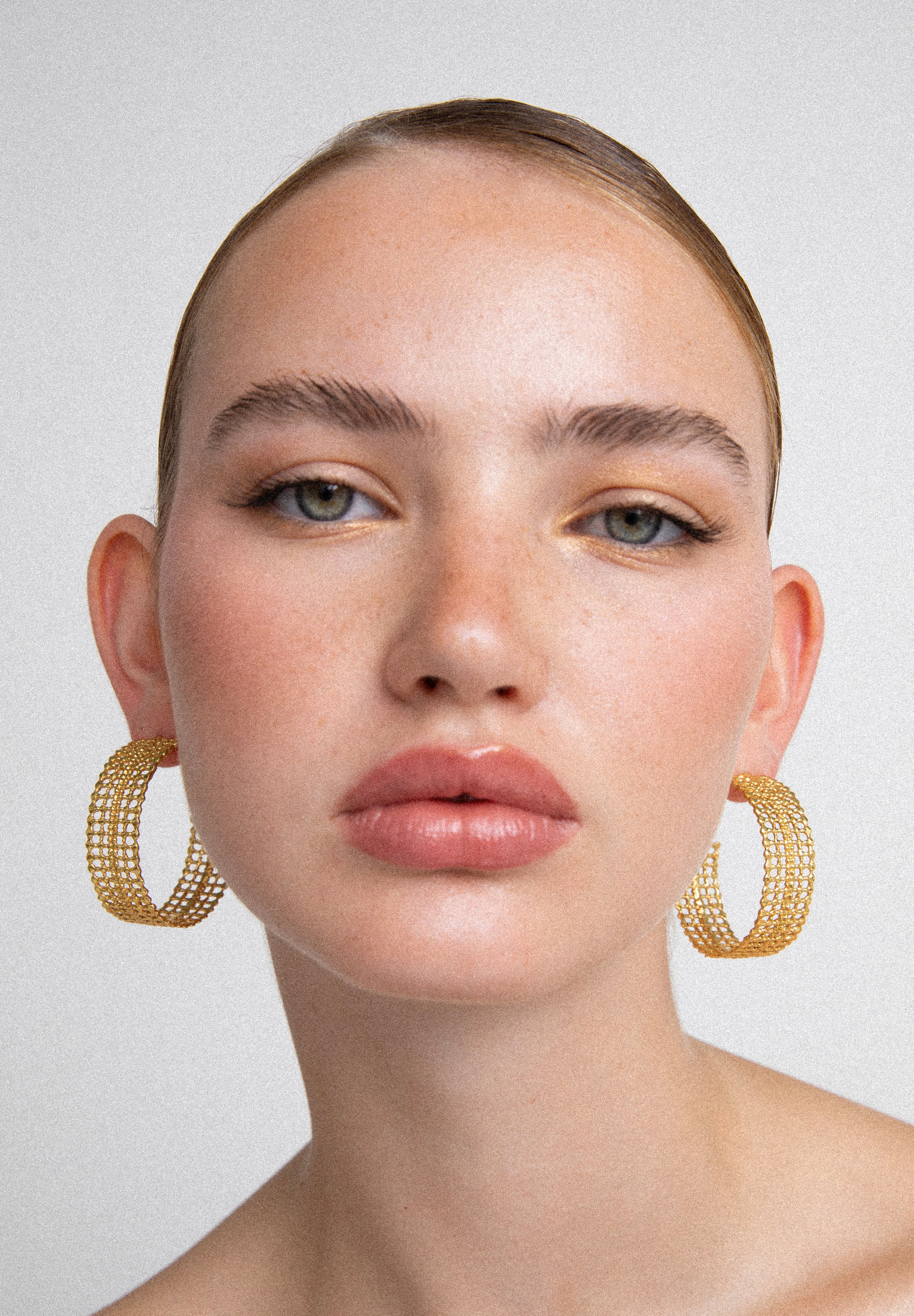 DIE-CUT HOOP EARRINGS