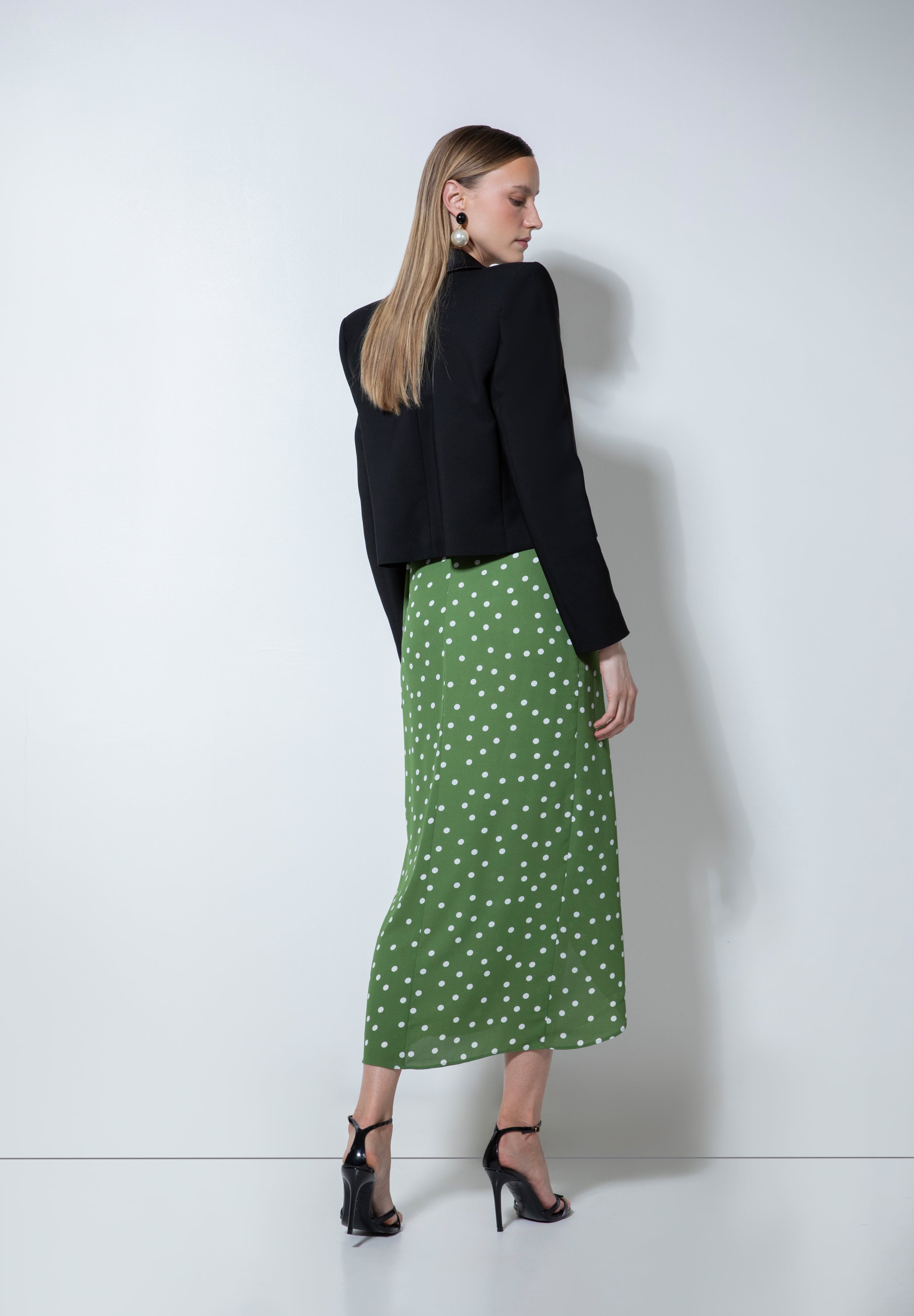 MORENTE FALDA LUNAR VERDE