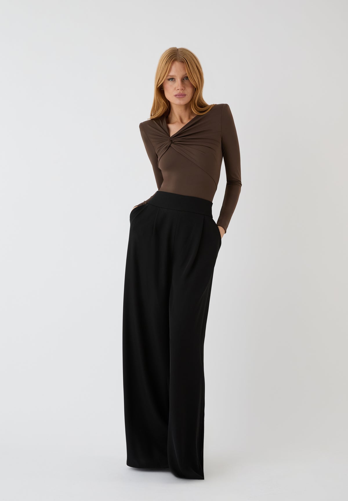 OKAB TOP MARRON