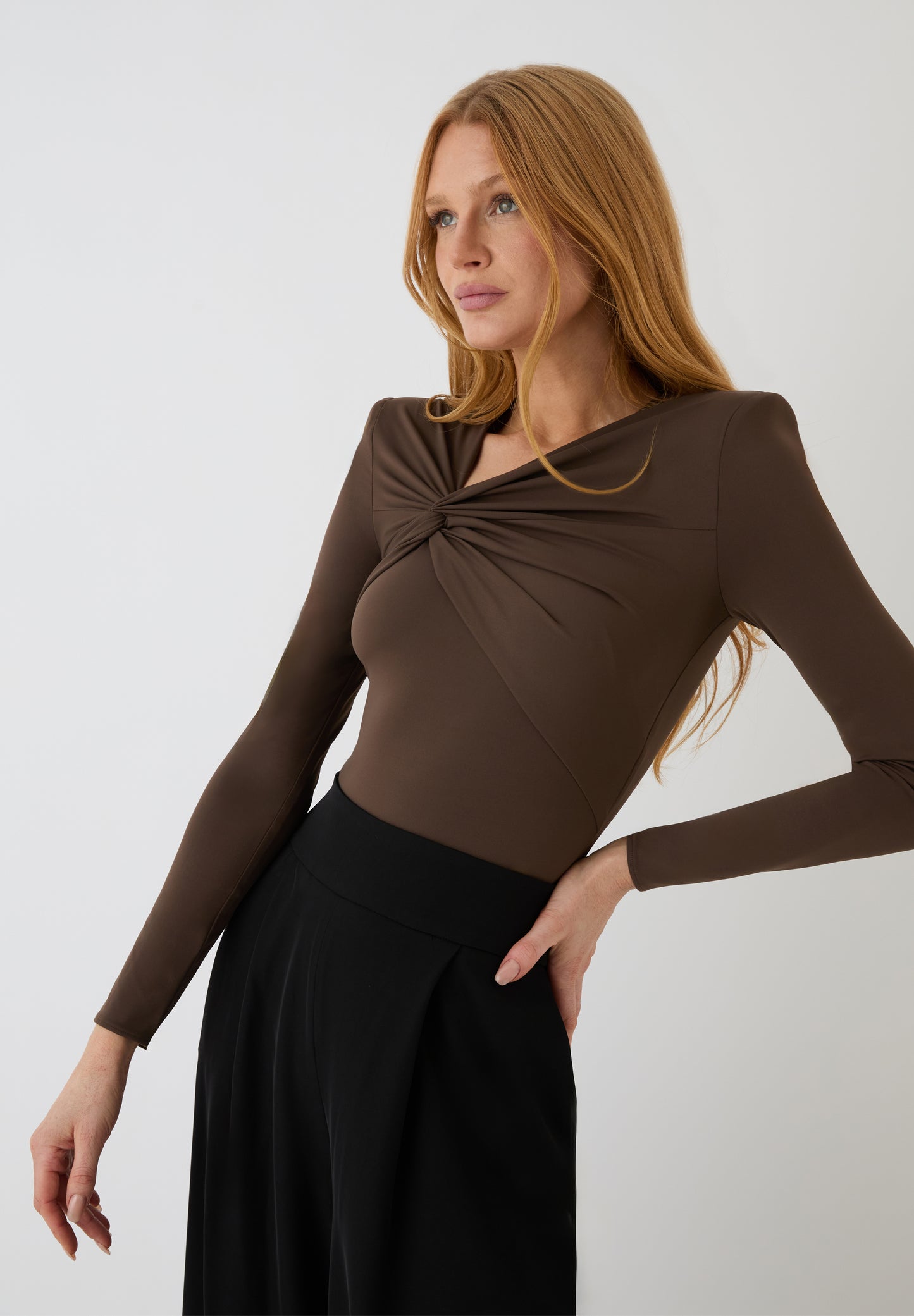 OKAB TOP MARRON