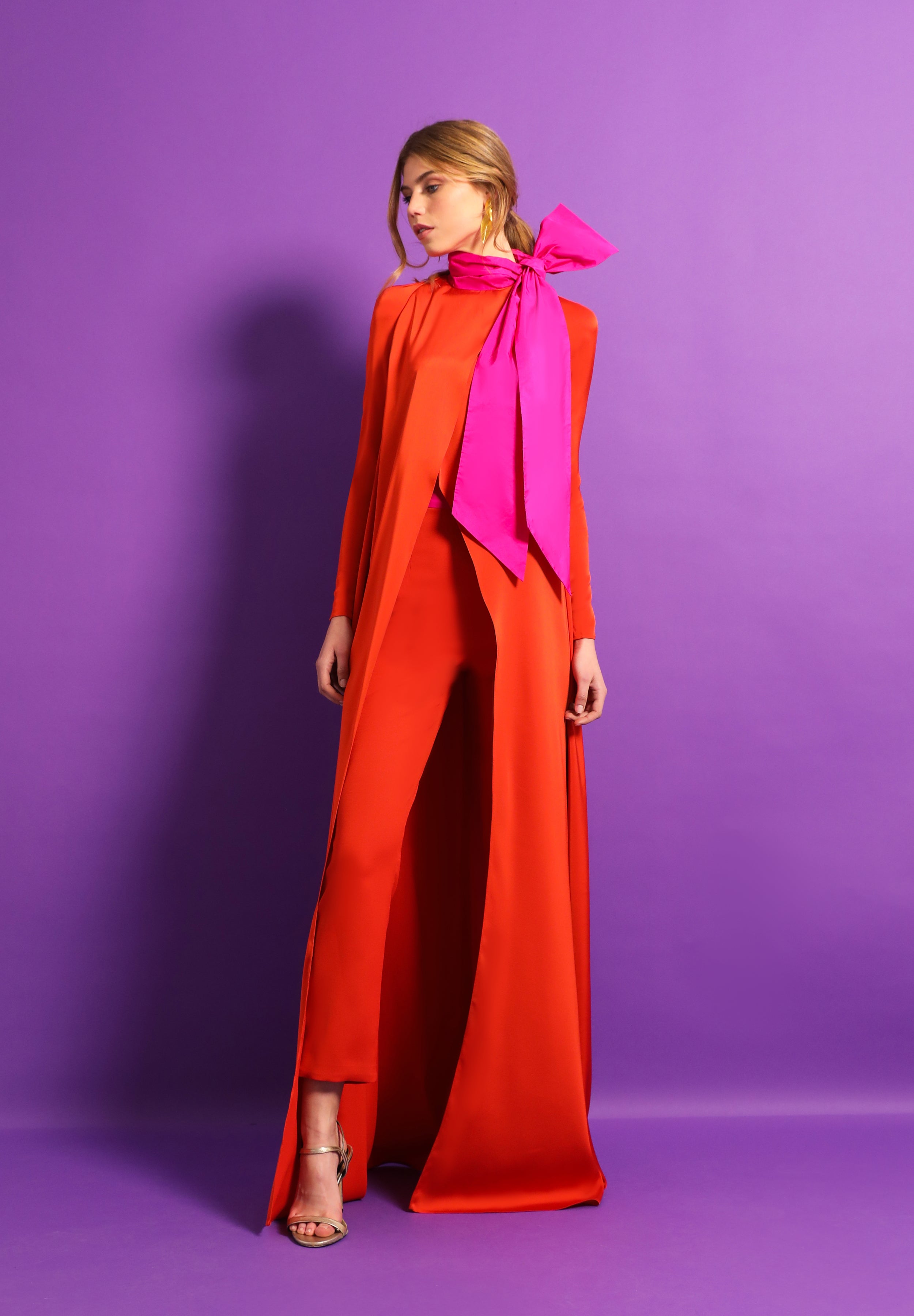 YEYE KAFTAN BOILER FUCHSIA