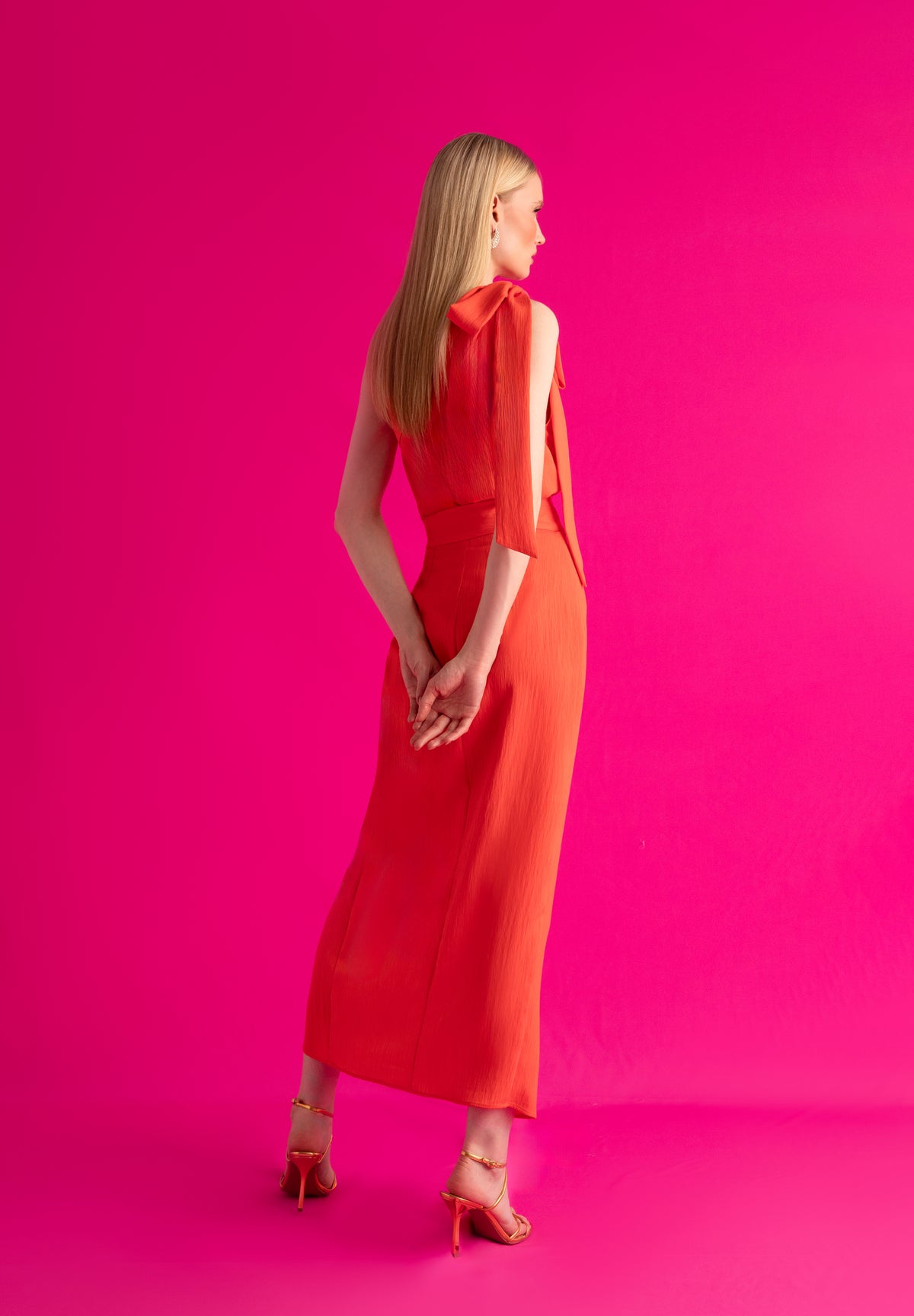 OLD ORANGE SKIRT