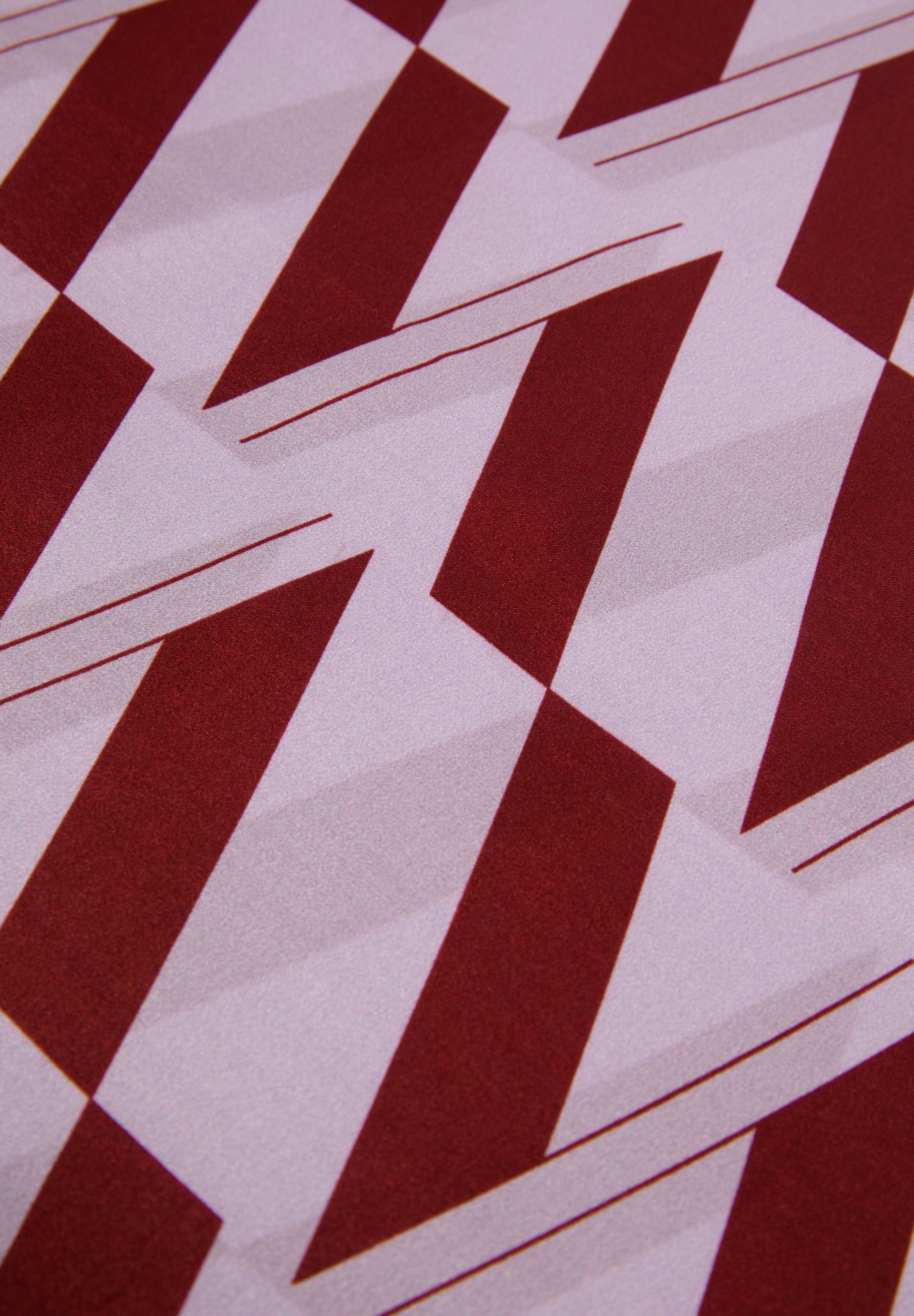 PAÑUELO MALVA BURDEOS