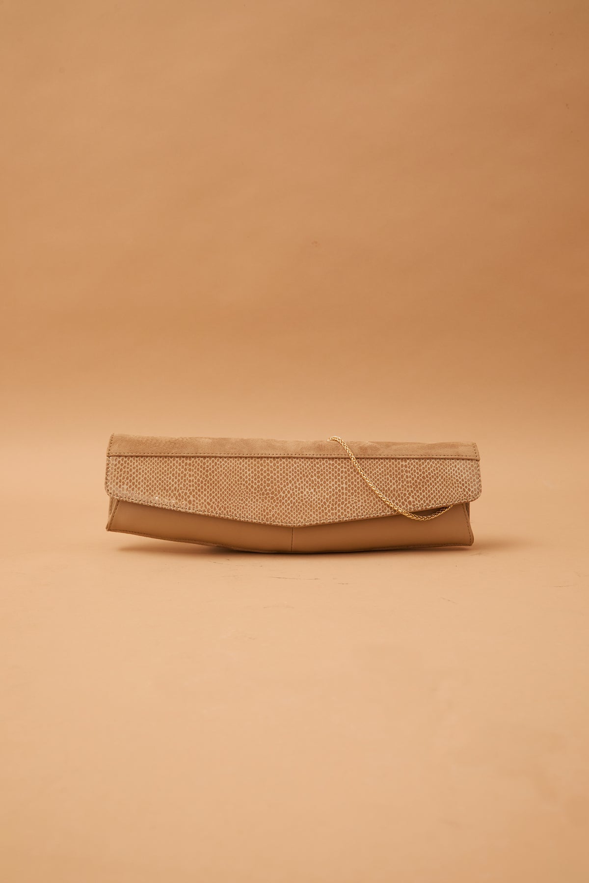Bolso baguette TEX CAMEL
