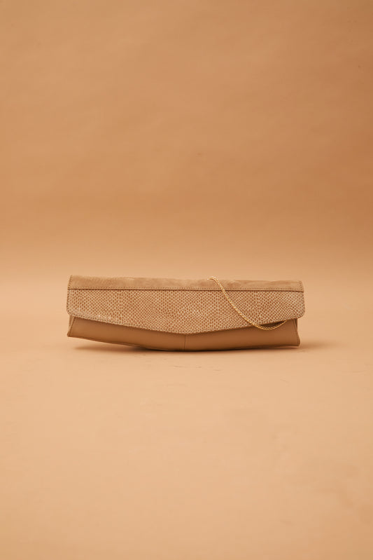 Bolso baguette TEX CAMEL