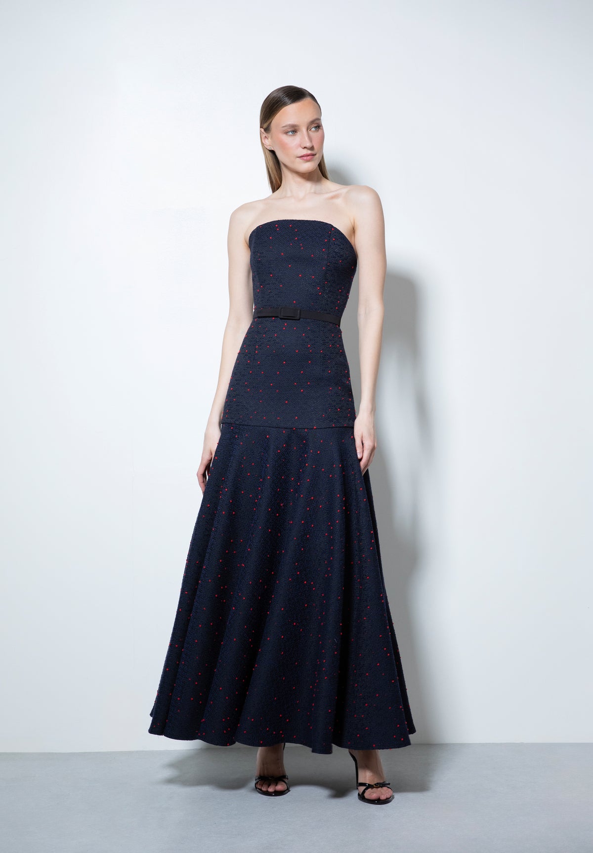 NAVY BLUE AND RED MONET