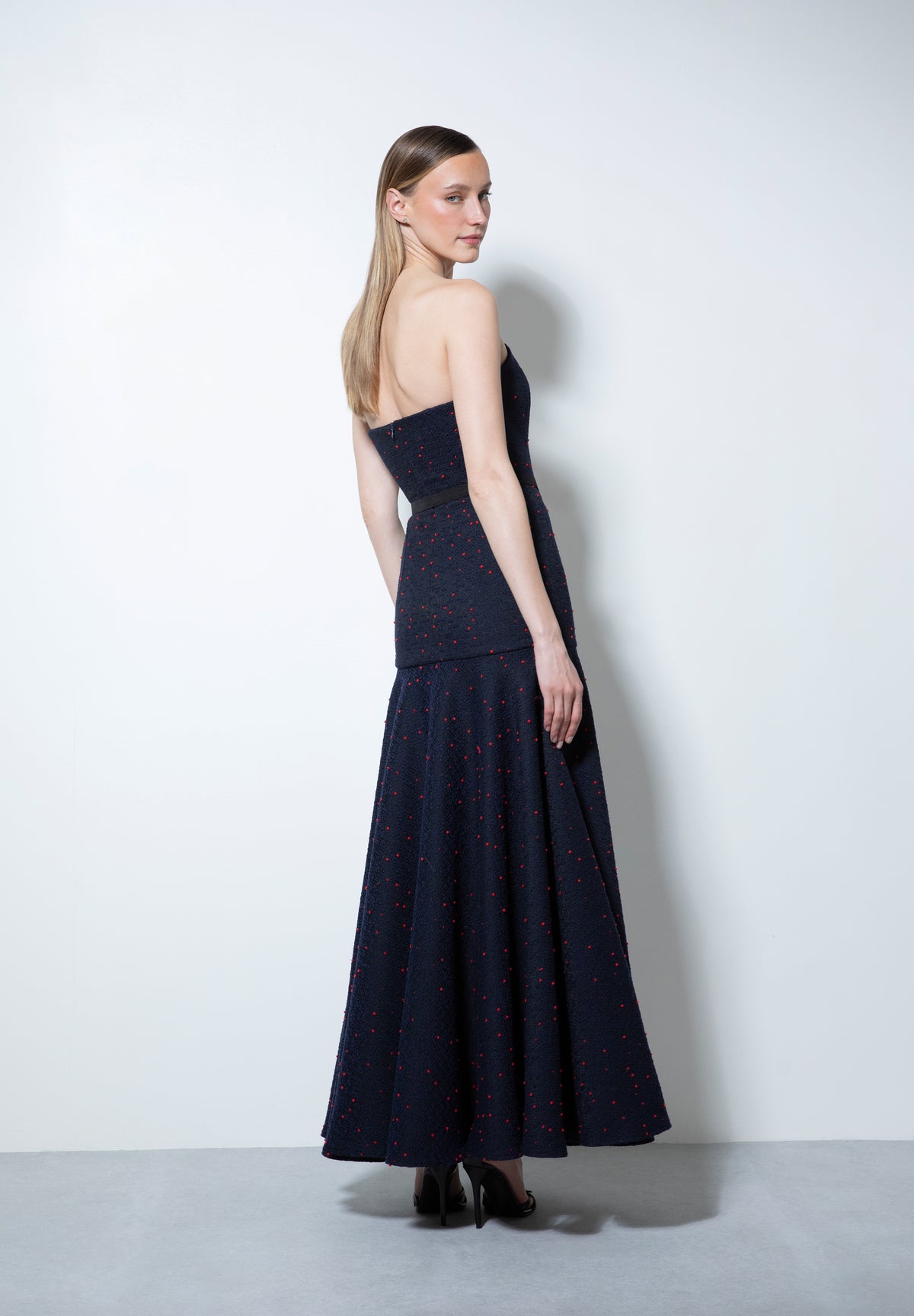 NAVY BLUE AND RED MONET