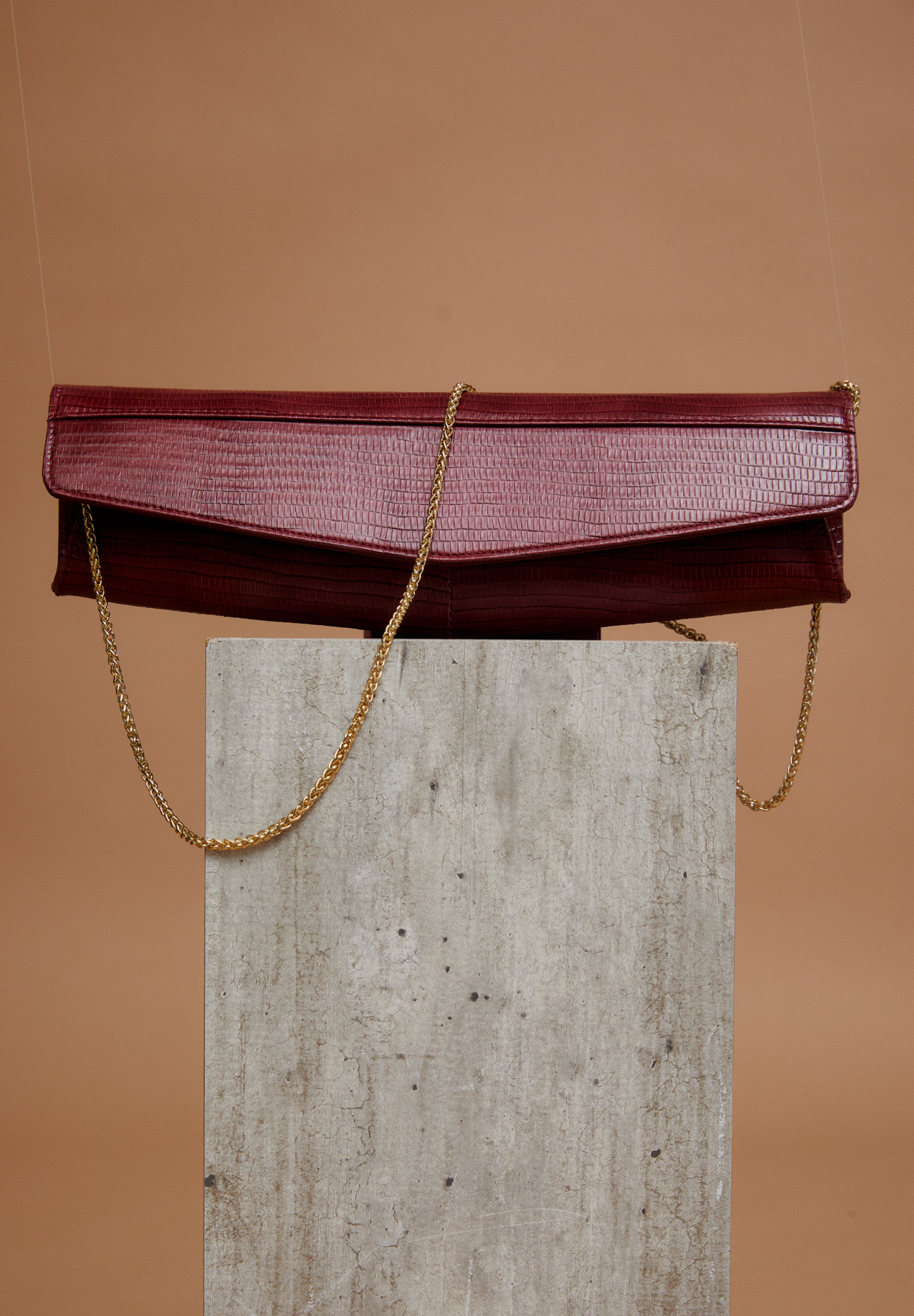 Baguette bag col/burgundy