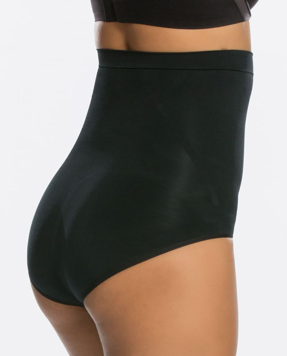 SPANX BLACK High Waisted Super Slimming Girdle (SS1815)