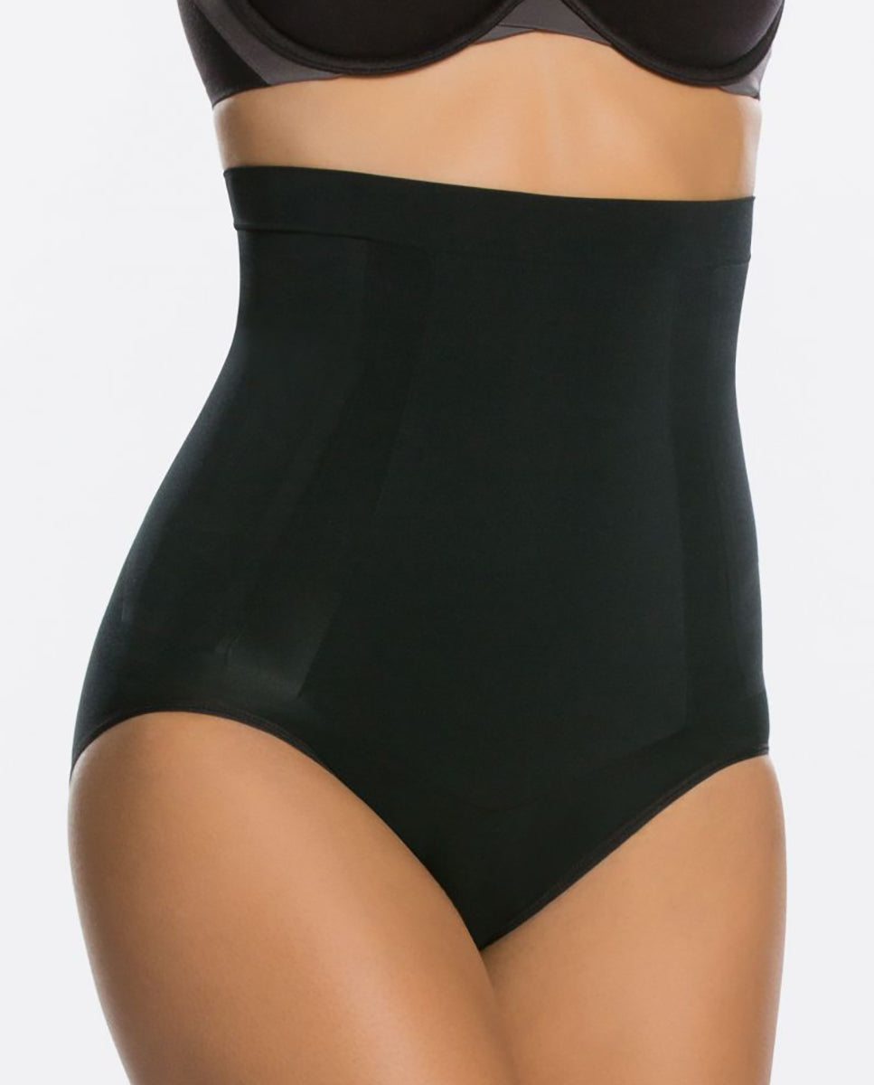 SPANX BLACK High Waisted Super Slimming Girdle (SS1815)