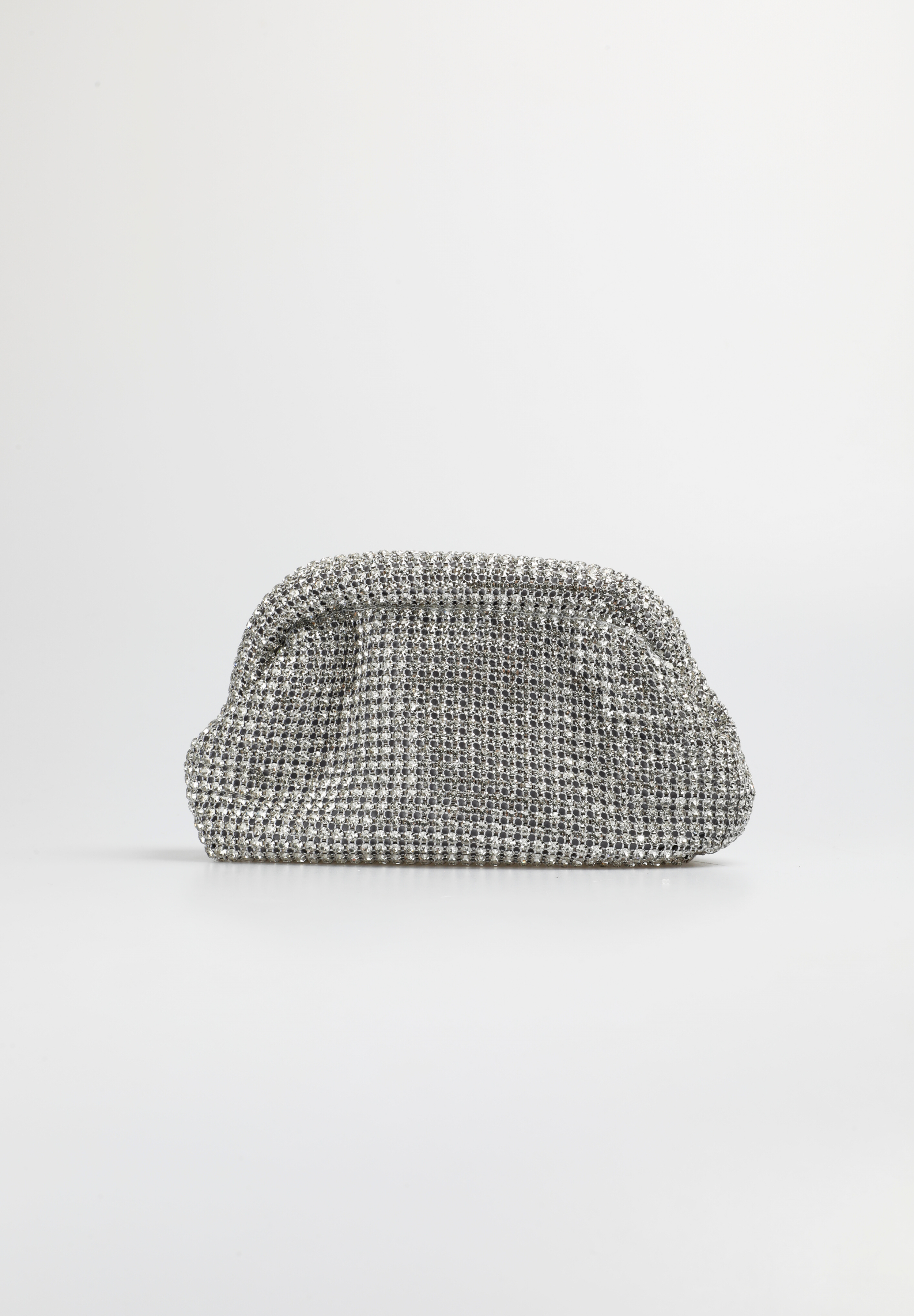 BOLSO PLATA CRISTAL