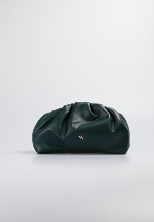 POMPOM BAG MEDIA LUNA GREEN
