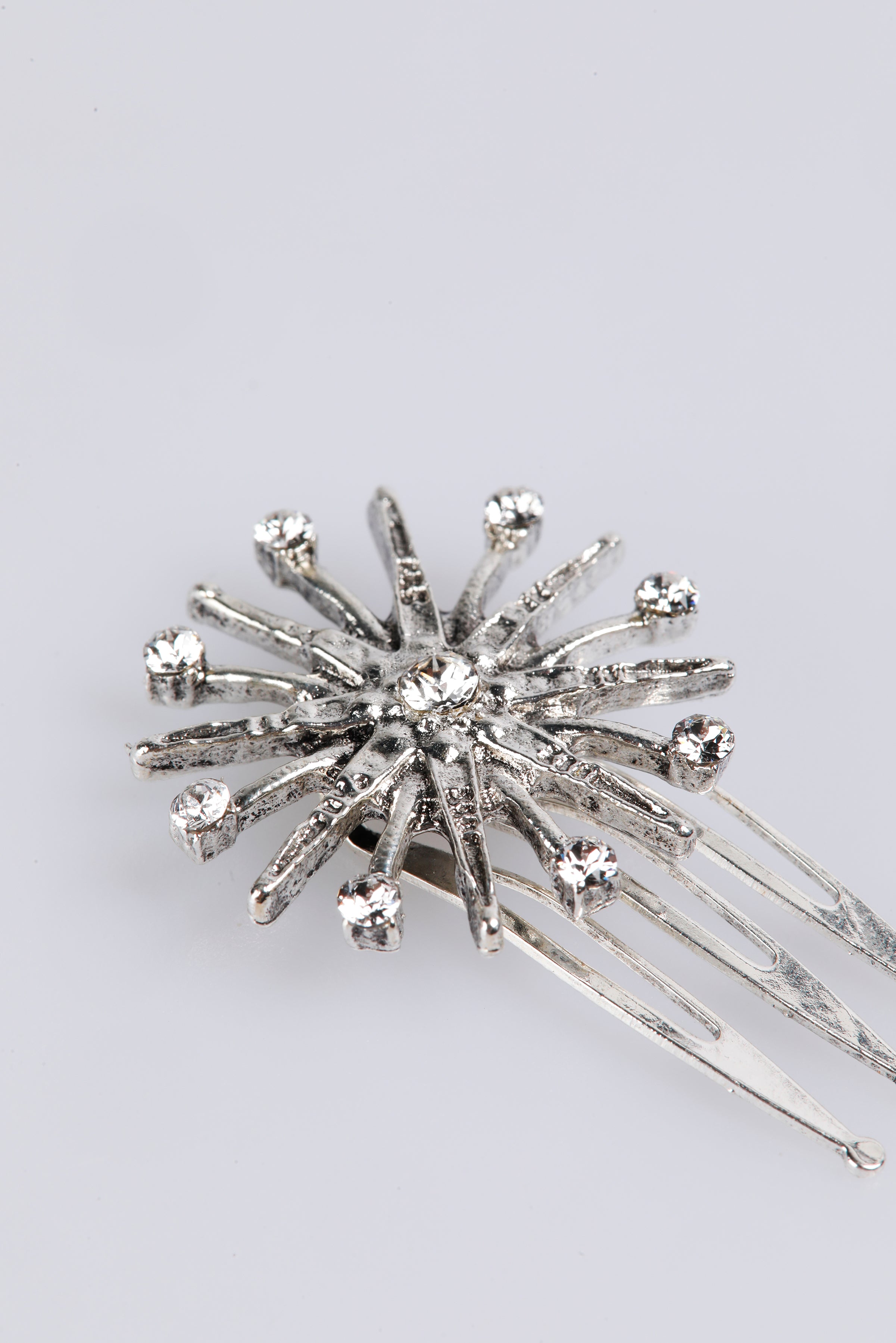 PEINA PEQUEÑA PLATA SWAROVSKI