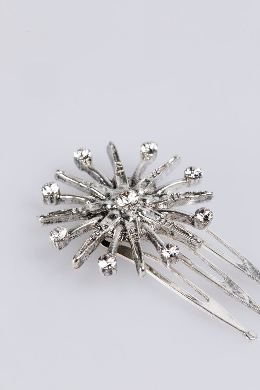 PEINA PEQUEÑA PLATA SWAROVSKI