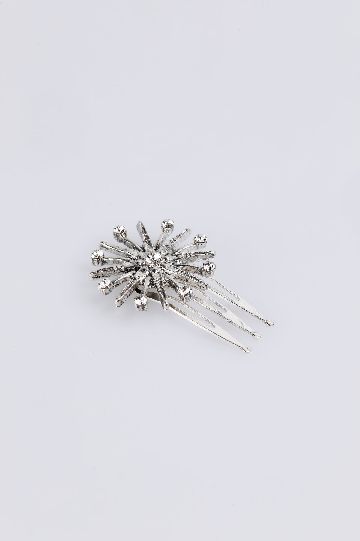 SMALL SILVER SWAROVSKI COMB