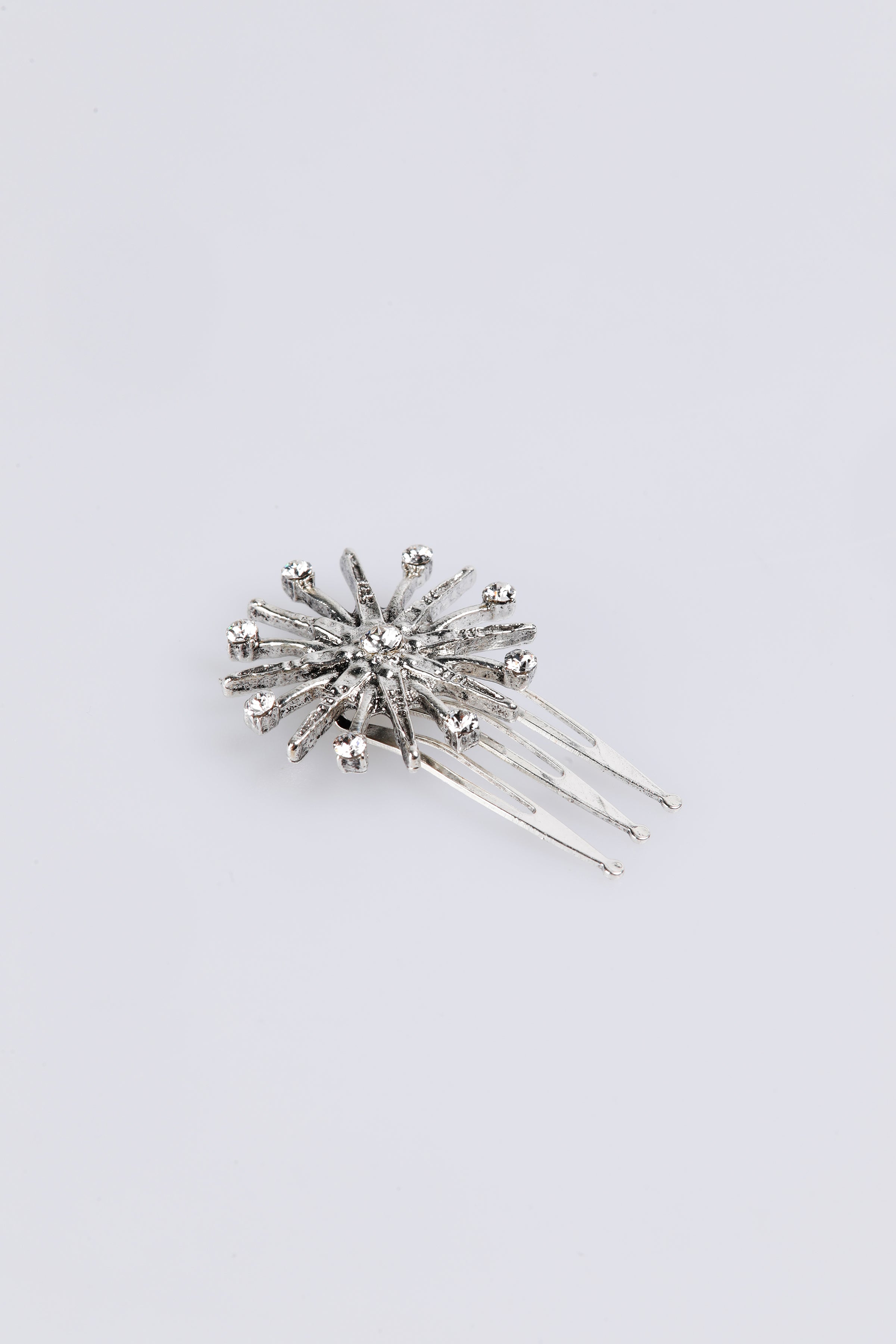 PEINA PEQUEÑA PLATA SWAROVSKI