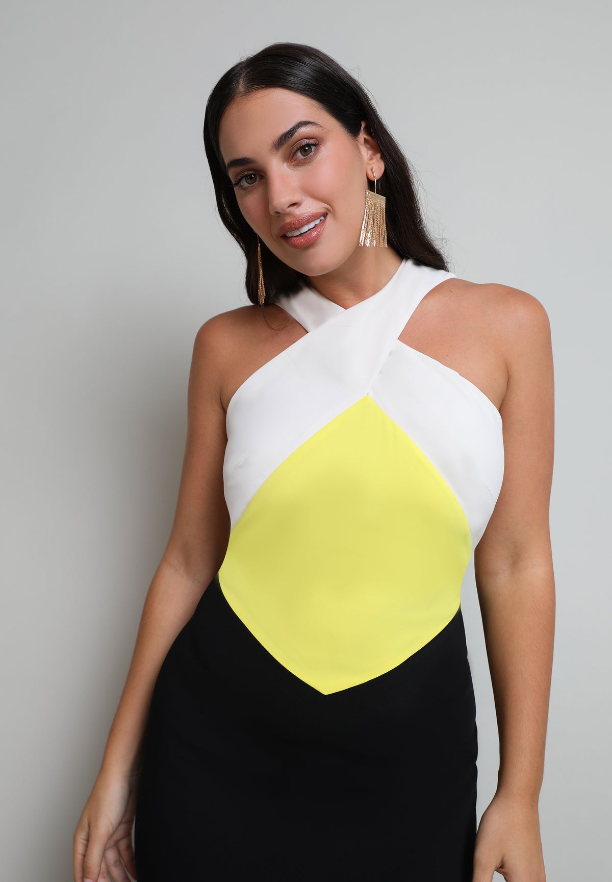 VIVIANE BEIGE AMARILLO NEGRO