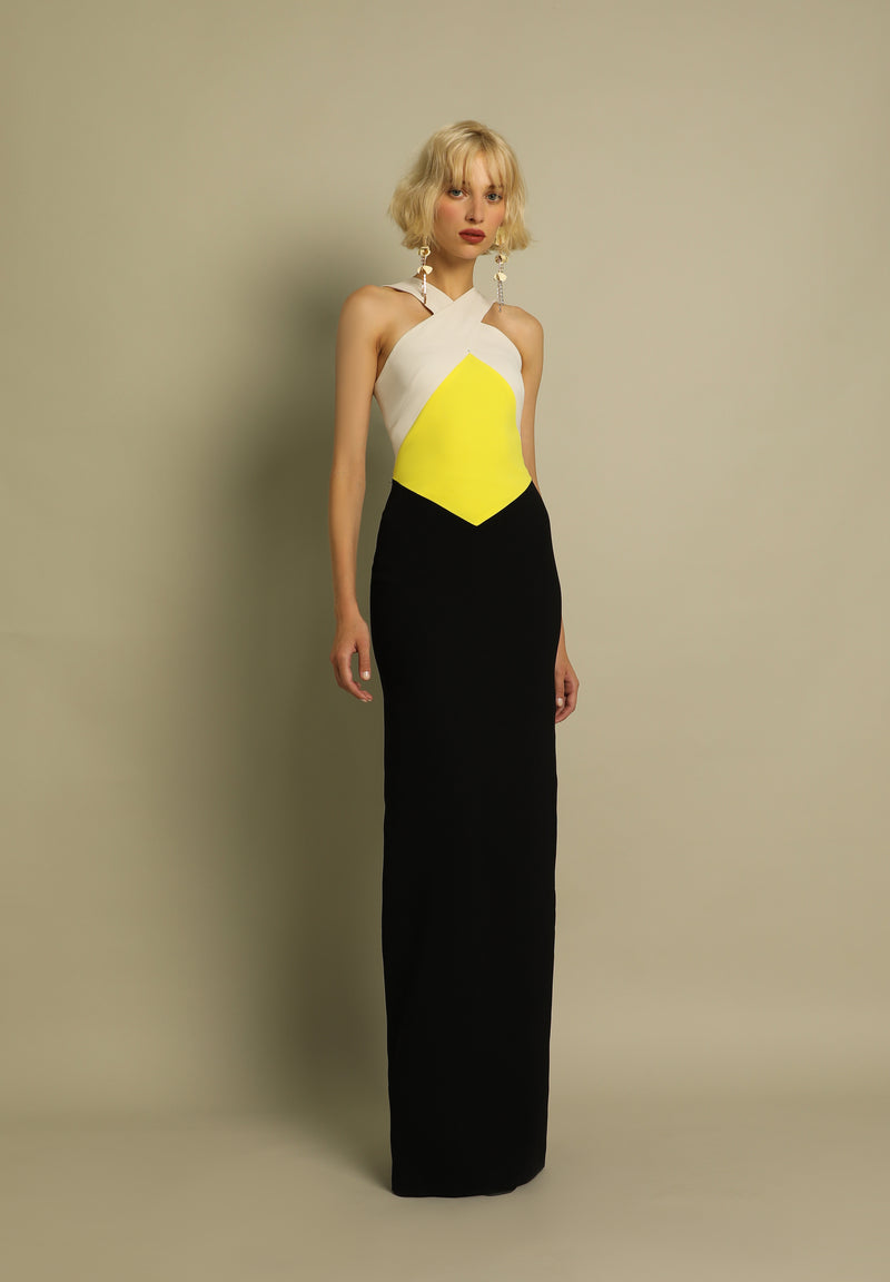 VIVIANE BEIGE AMARILLO NEGRO