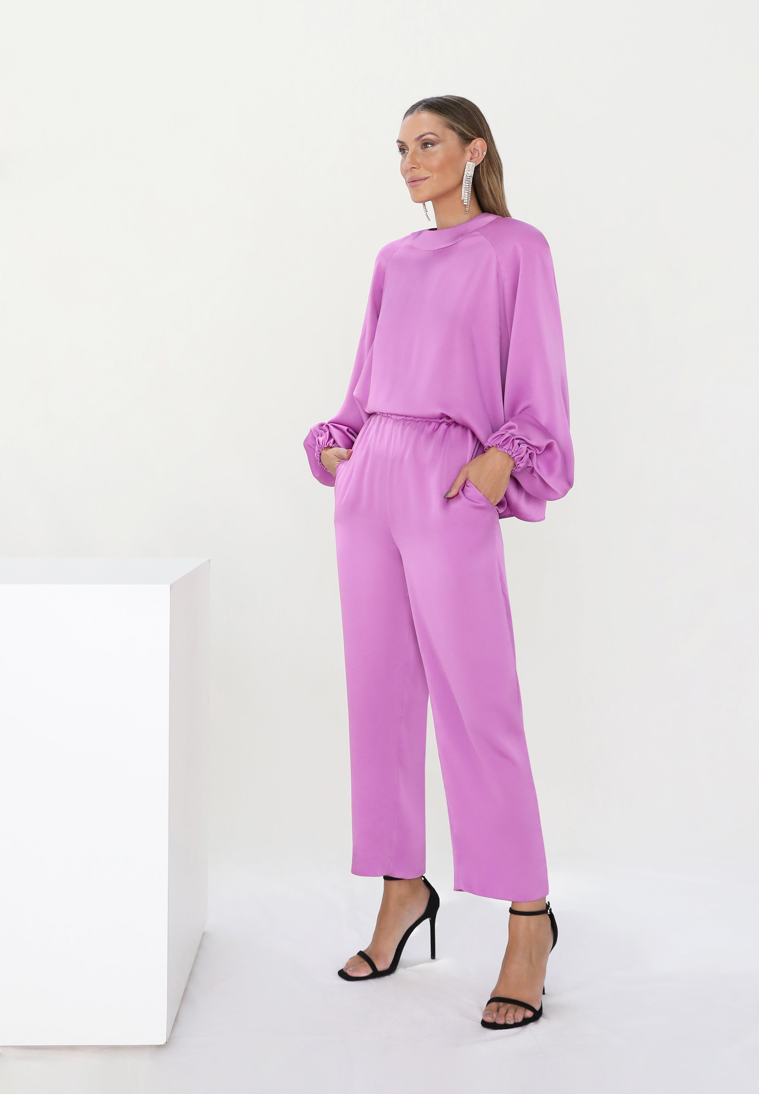 QUINDA PINK MALLOW PANTS