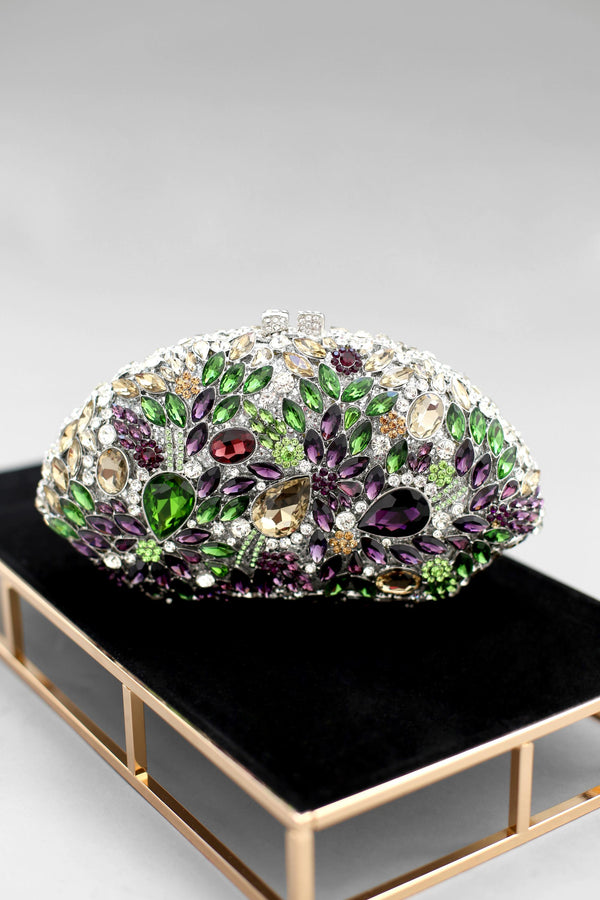 Bolso Joya Morado y Verde
