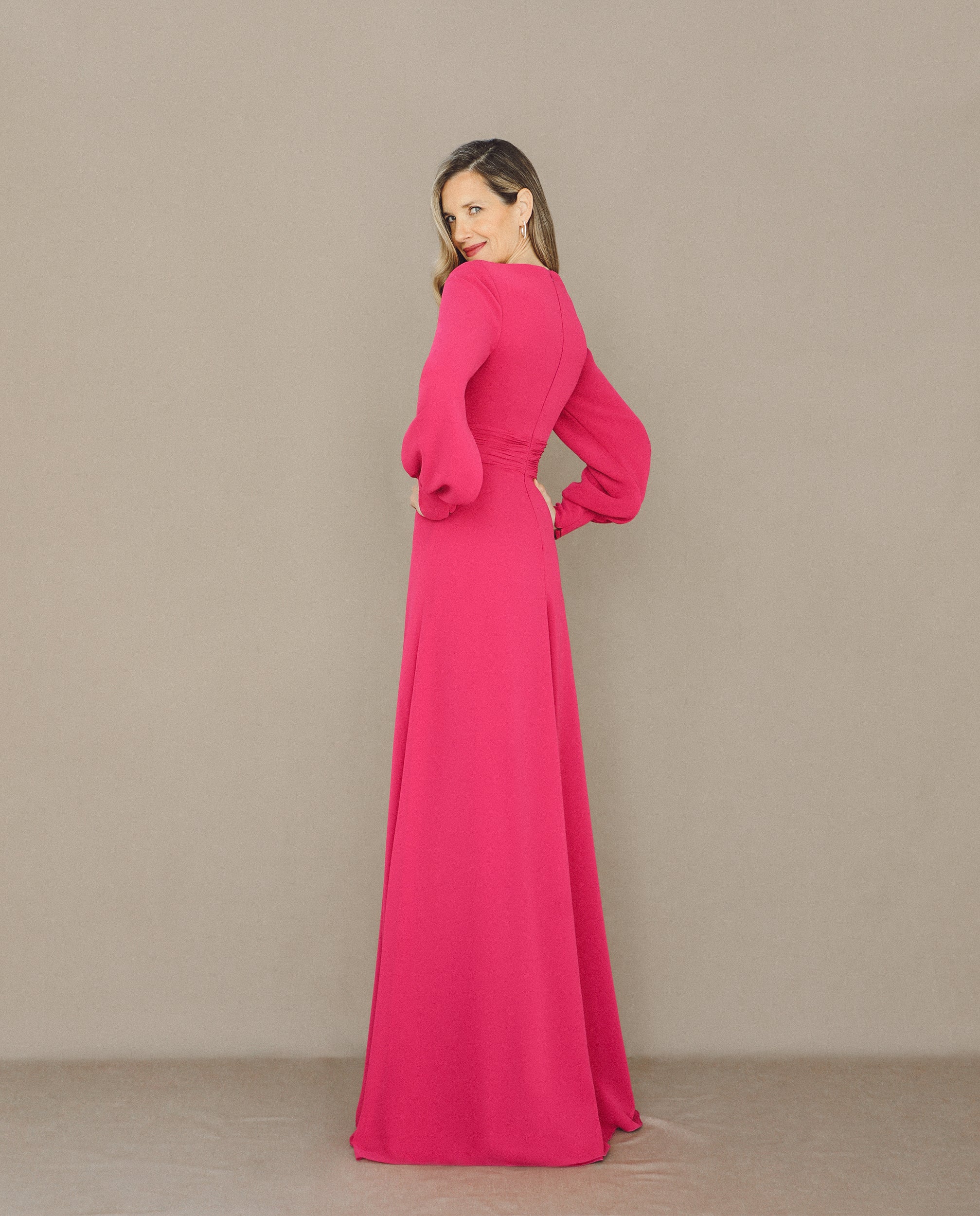 Fuchsia PERLA Godmother Dress