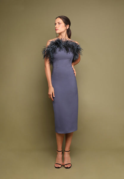 Málaga Tienda De Vicky Martin Berrocal Sevilla QUIARA VESTIDO GRIS