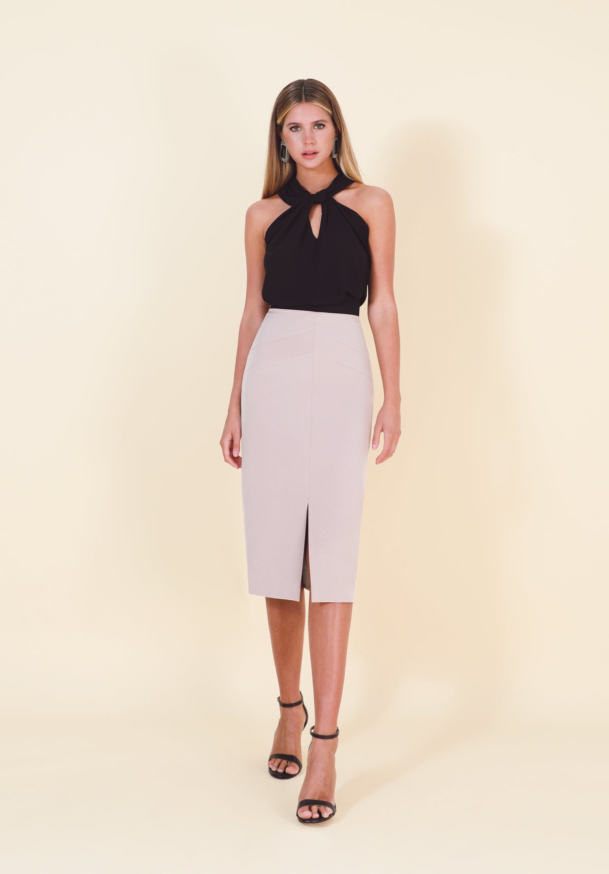 NINFA FALDA BEIGE