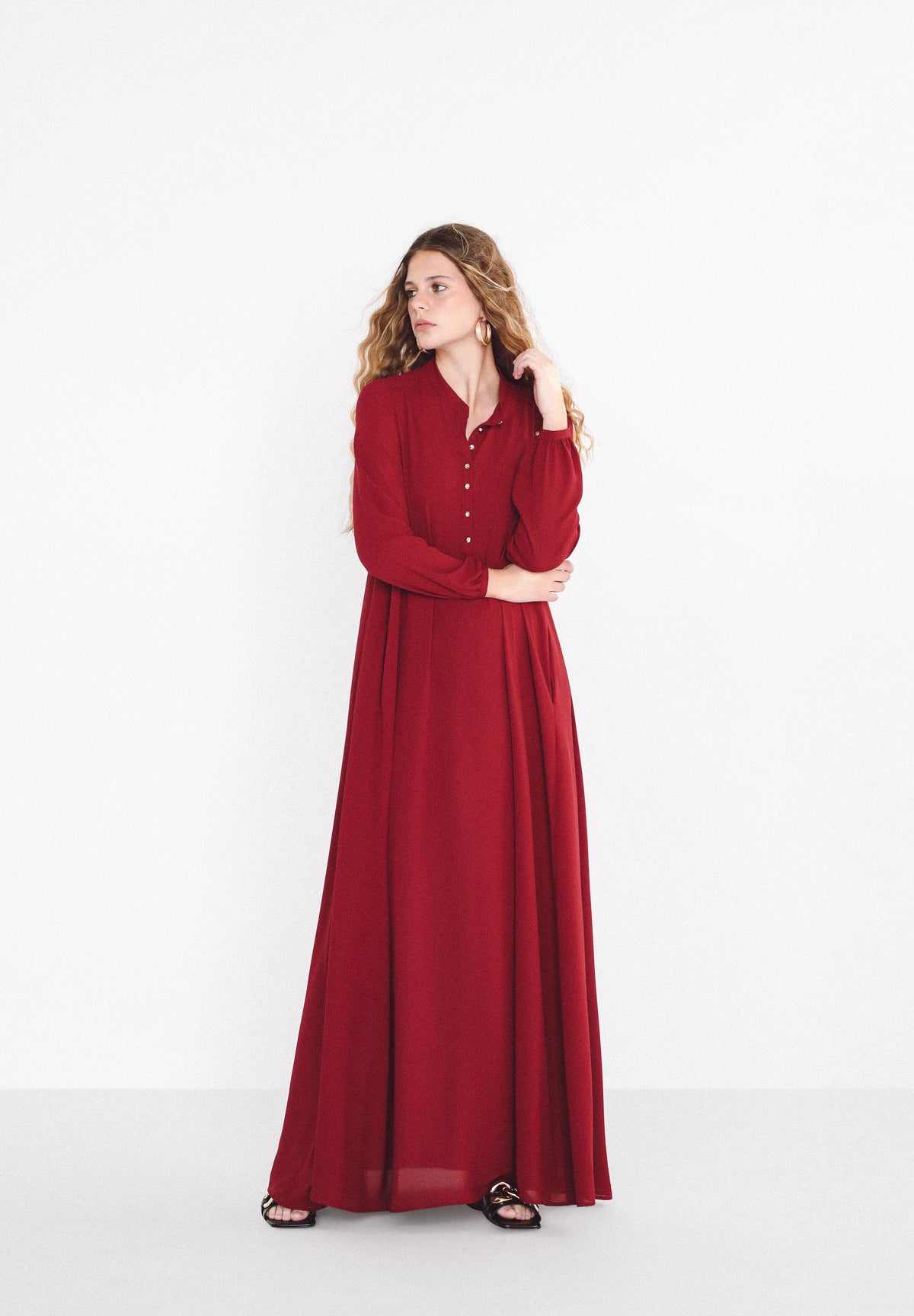 NIA KAFTAN BURDEOS