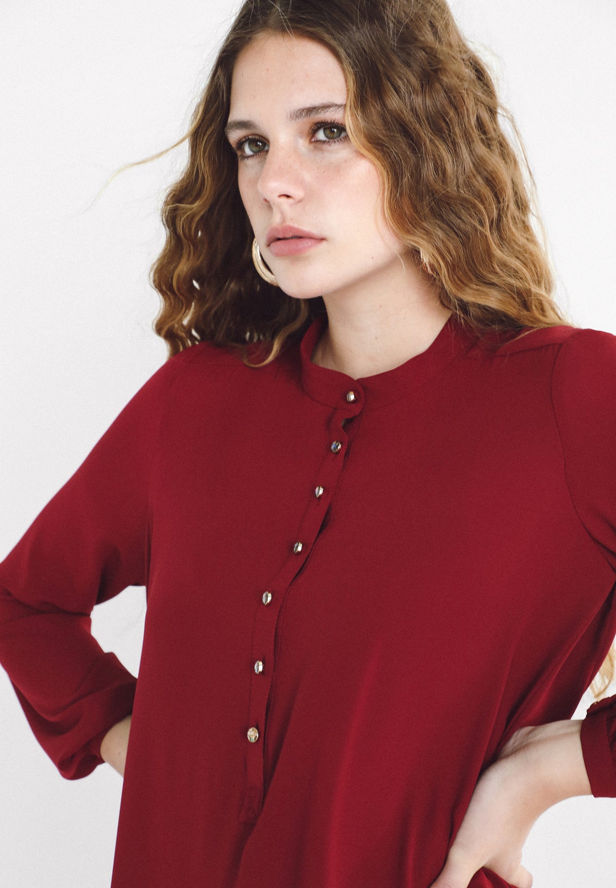 NIA KAFTAN BURDEOS