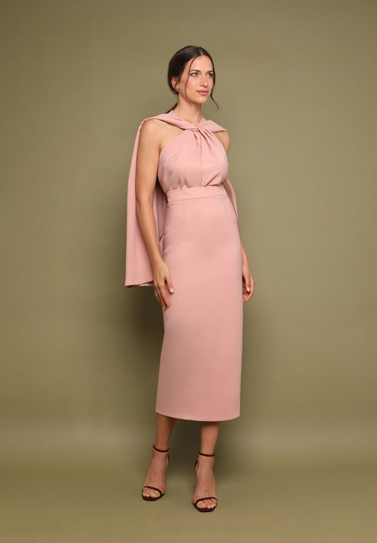 QATAR NUDE SKIRT