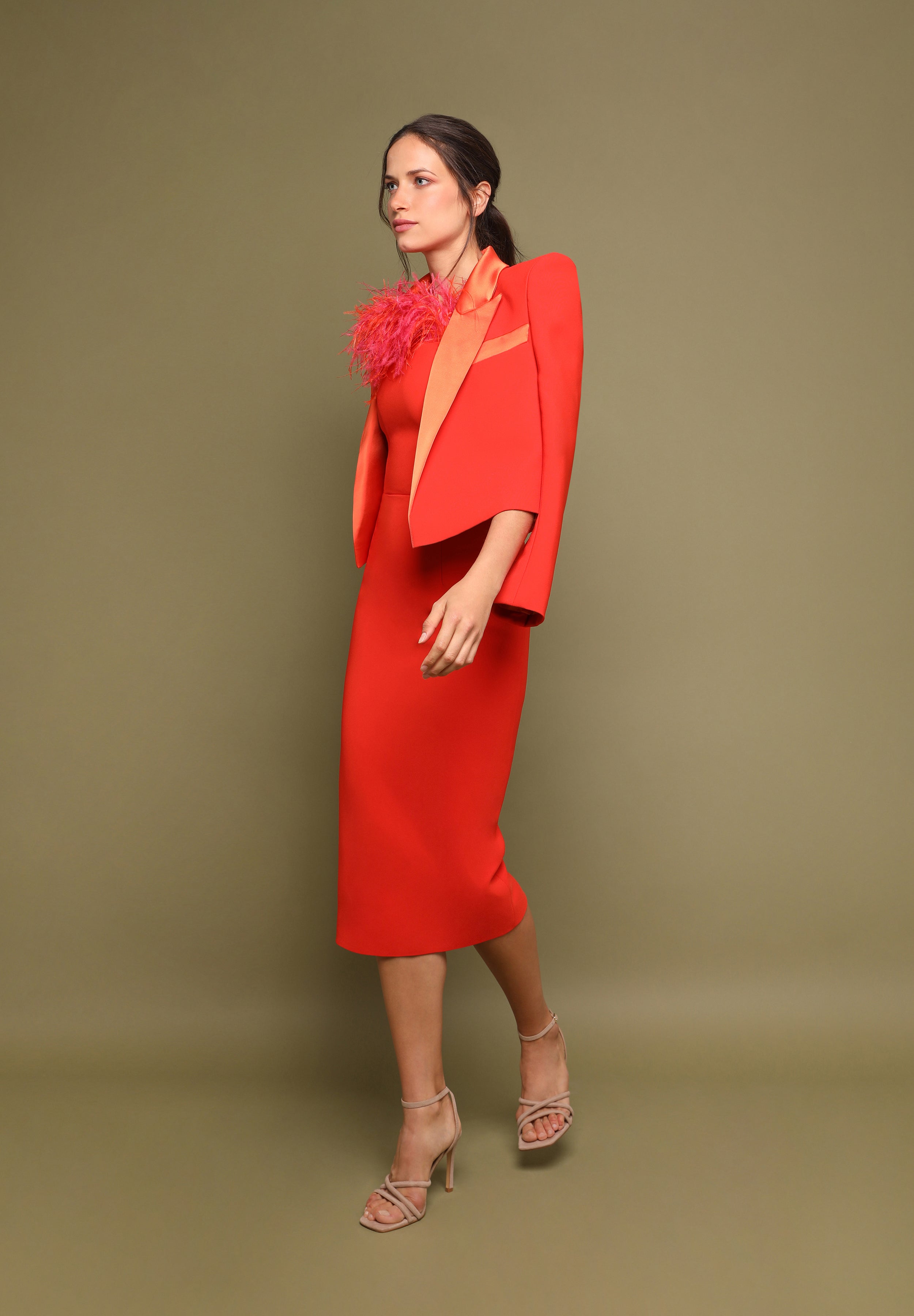 QUIARA ORANGE DRESS